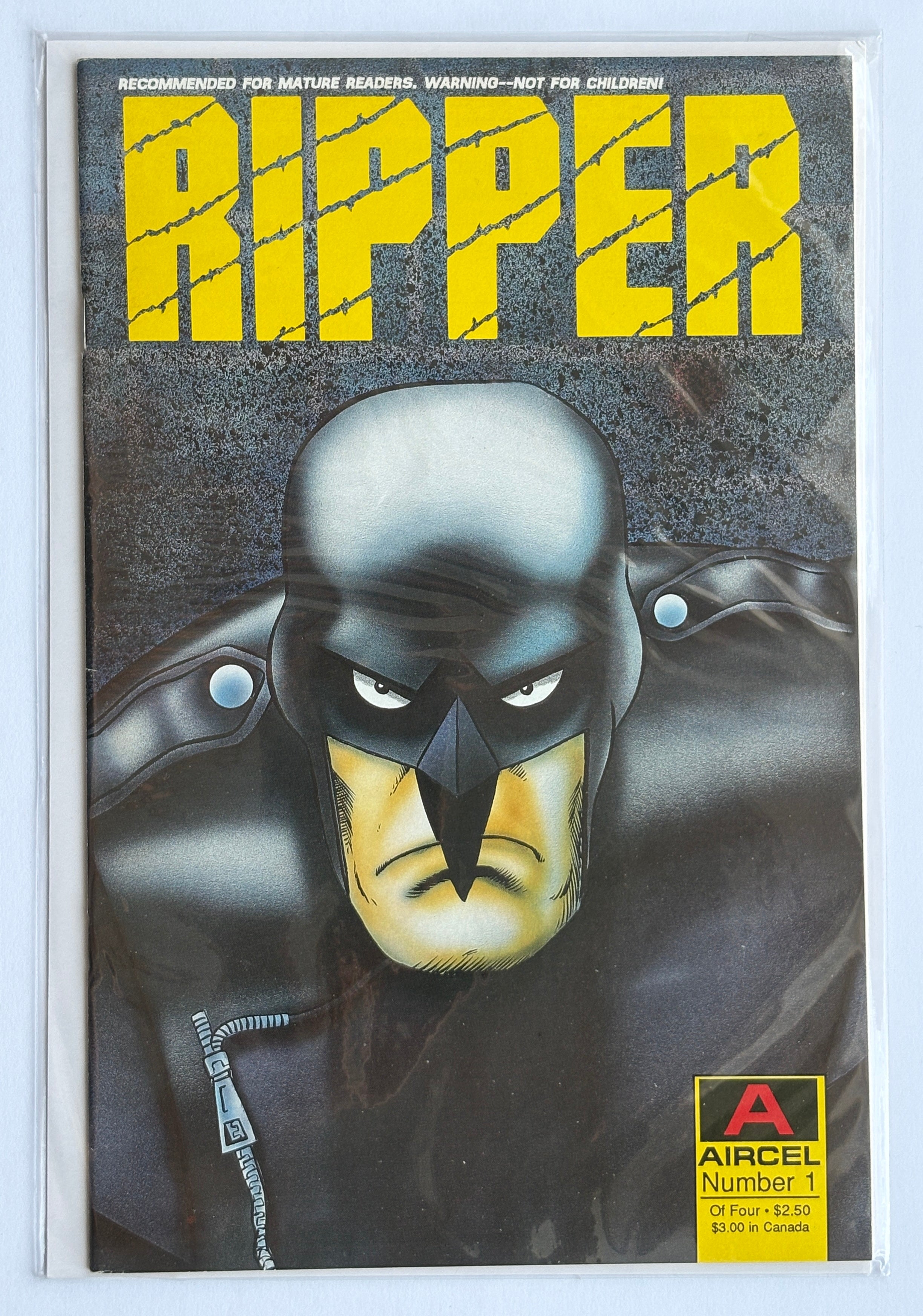 Ripper #1  (1 of 4) Aircel Comics November 1989 VF+ 8.5