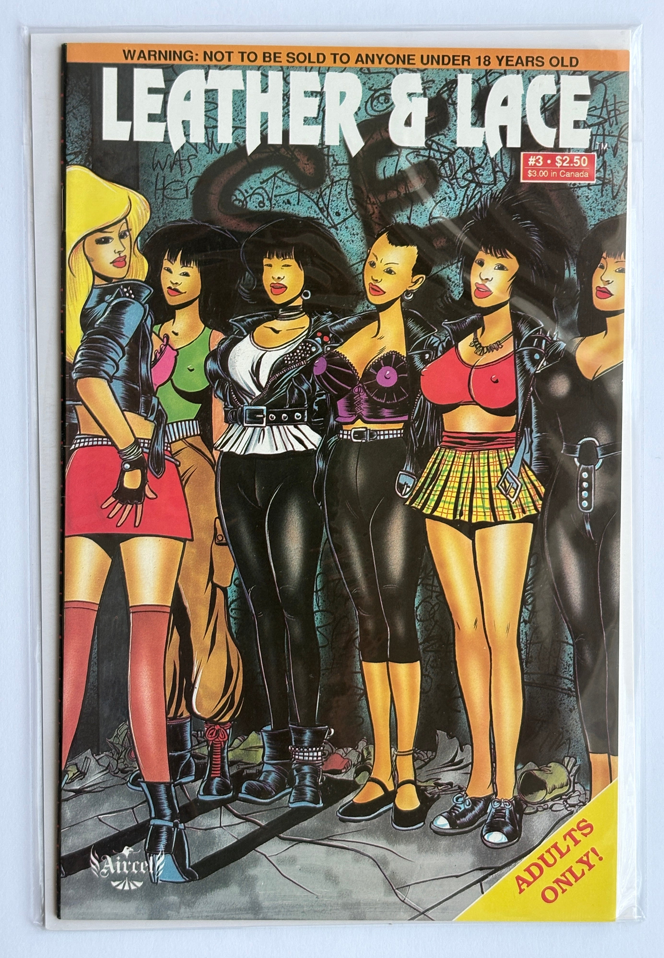 Leather & Lace #3 - Aircel Comics September 1989 VF 8.0