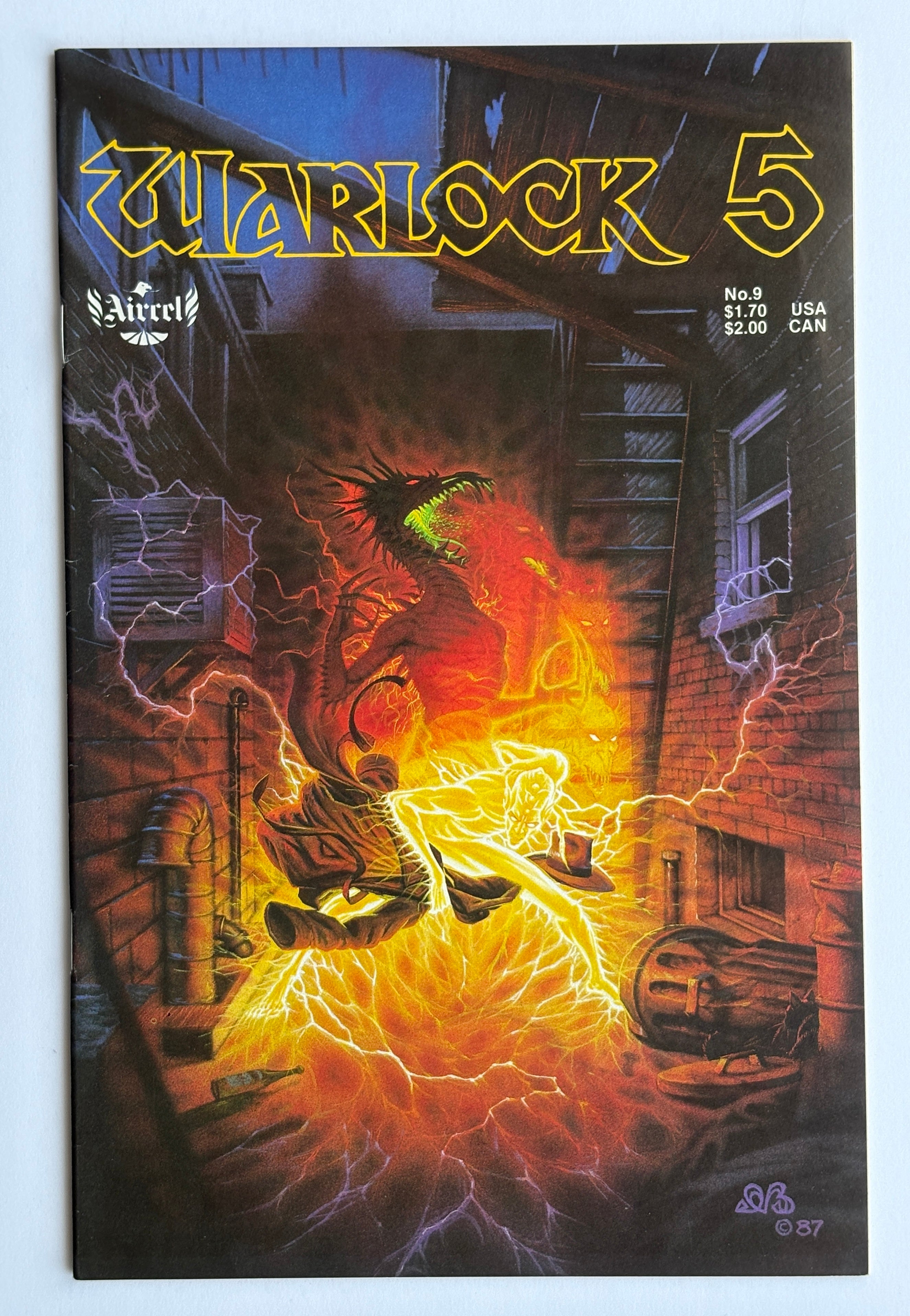 Warlock 5 #9 - Aircel Publishing 1987 VF- 7.5