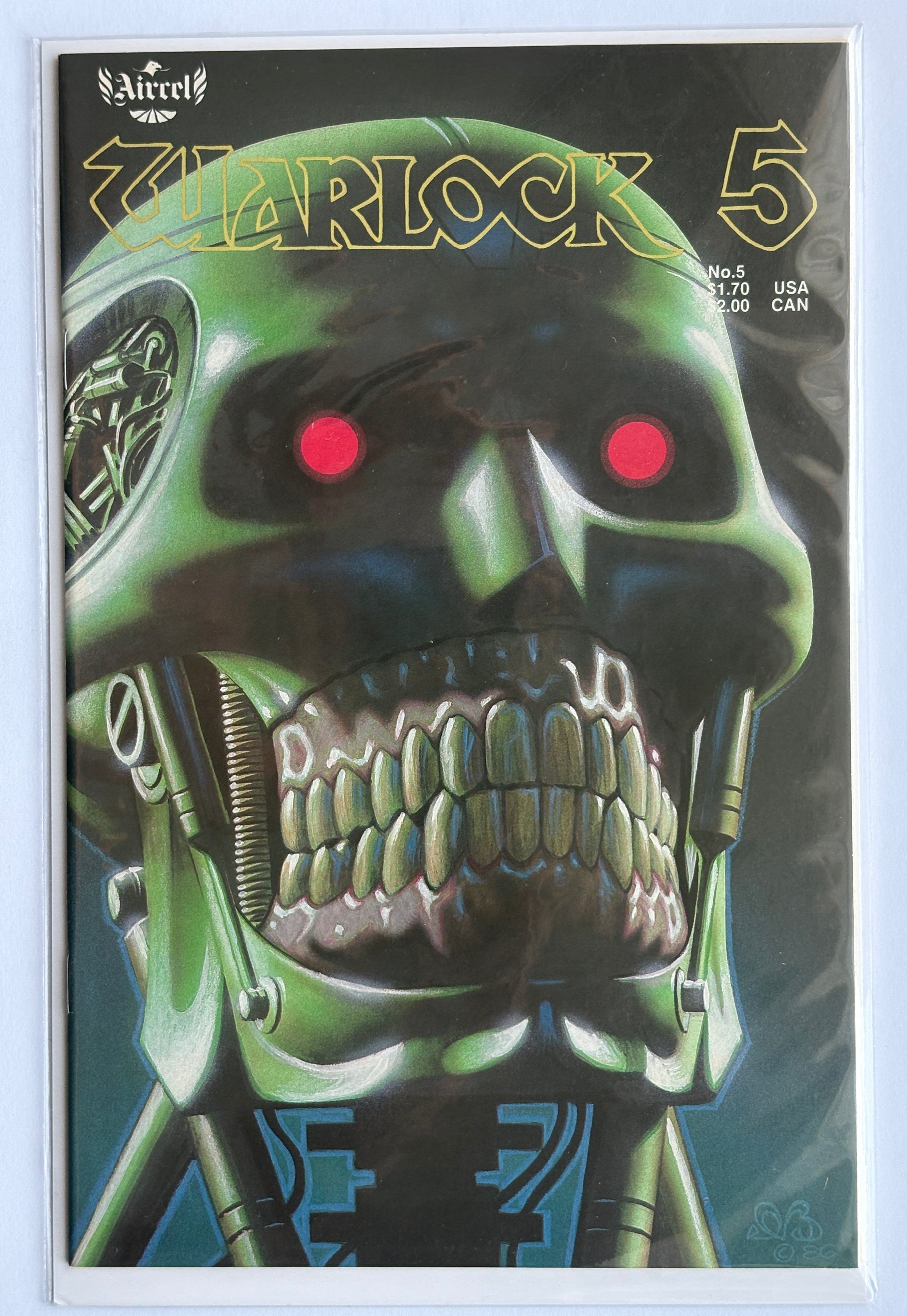 Warlock 5 #5 - Aircel Publishing 1987 VF 8.0