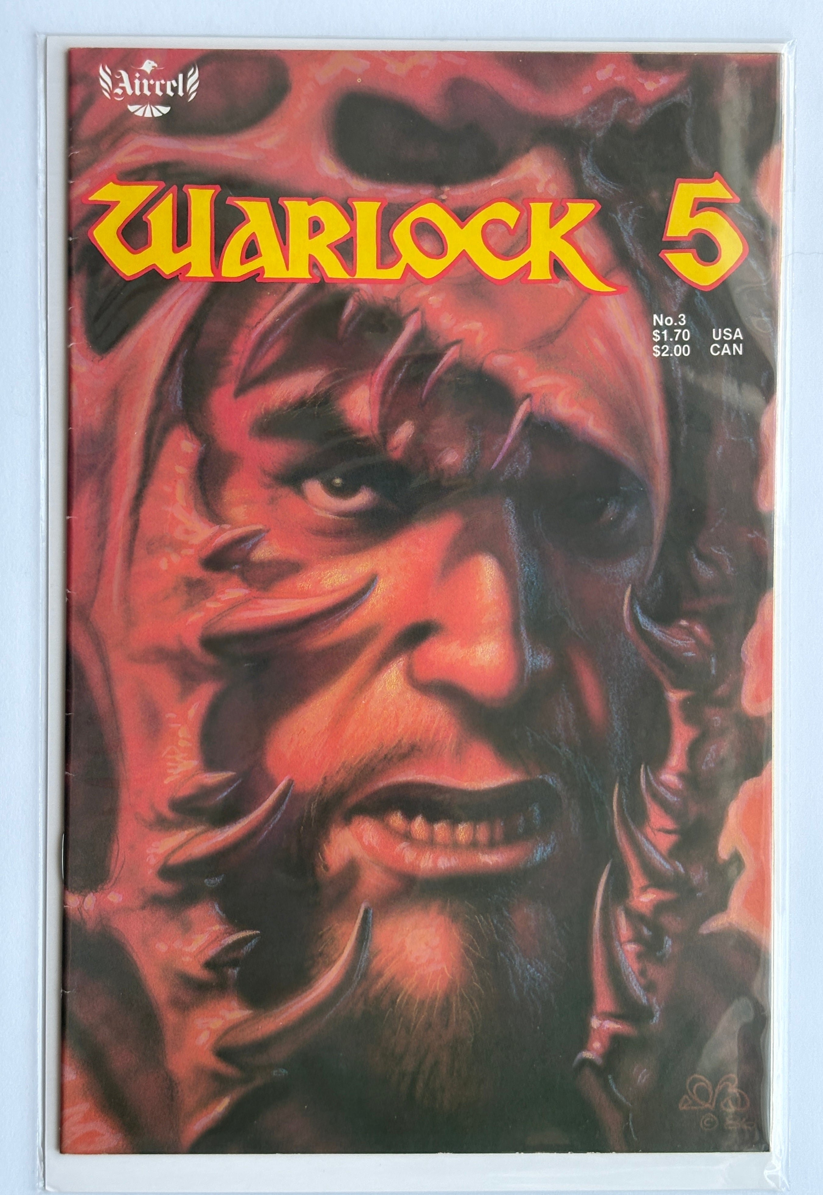 Warlock 5 #3 - Aircel Publishing 1987 F/VF 7.0