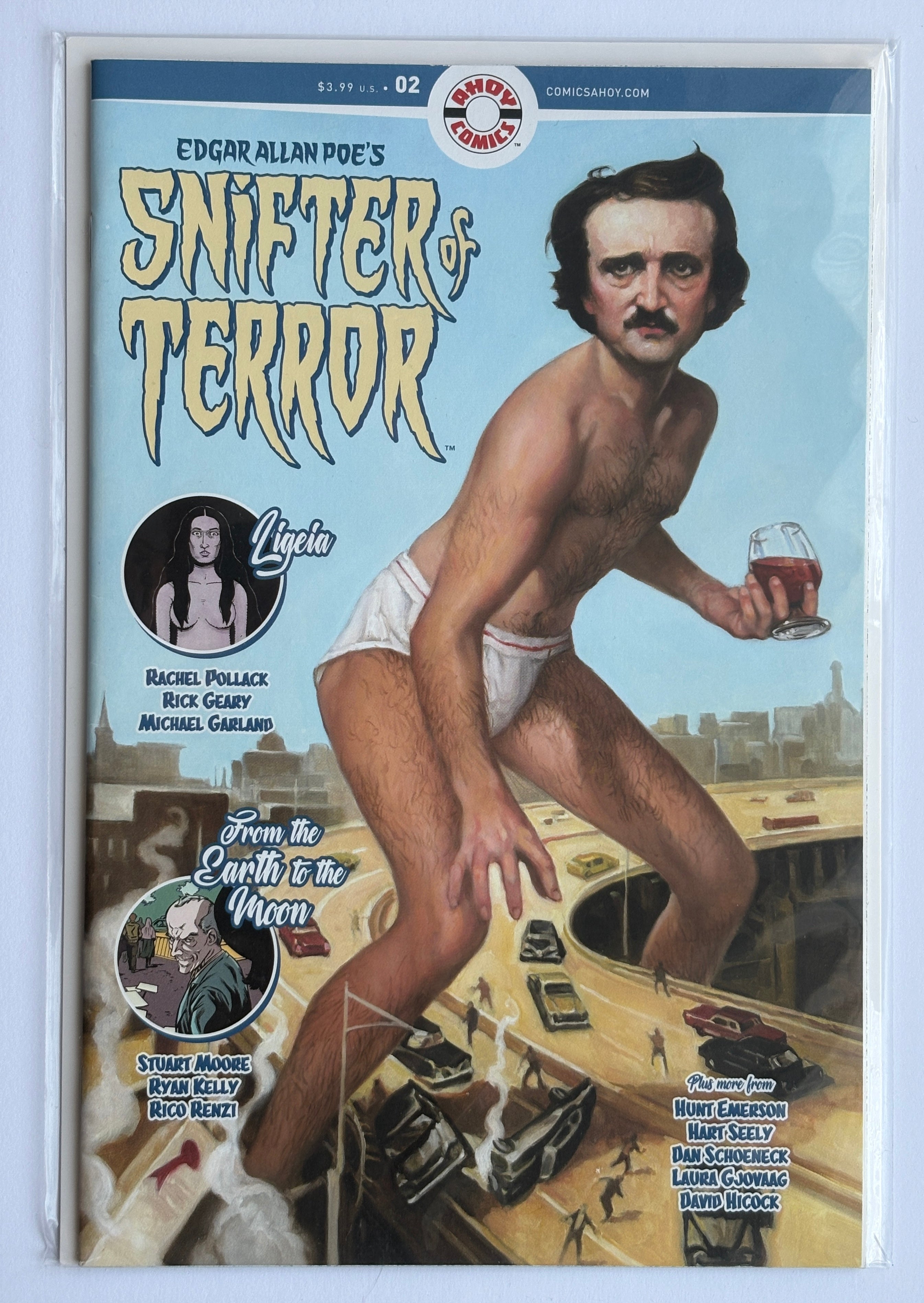Edgar Allan Poe`s Snifter Of Terror #2 - 1st Printing Ahoy Comics 2018 VF/NM 9.0