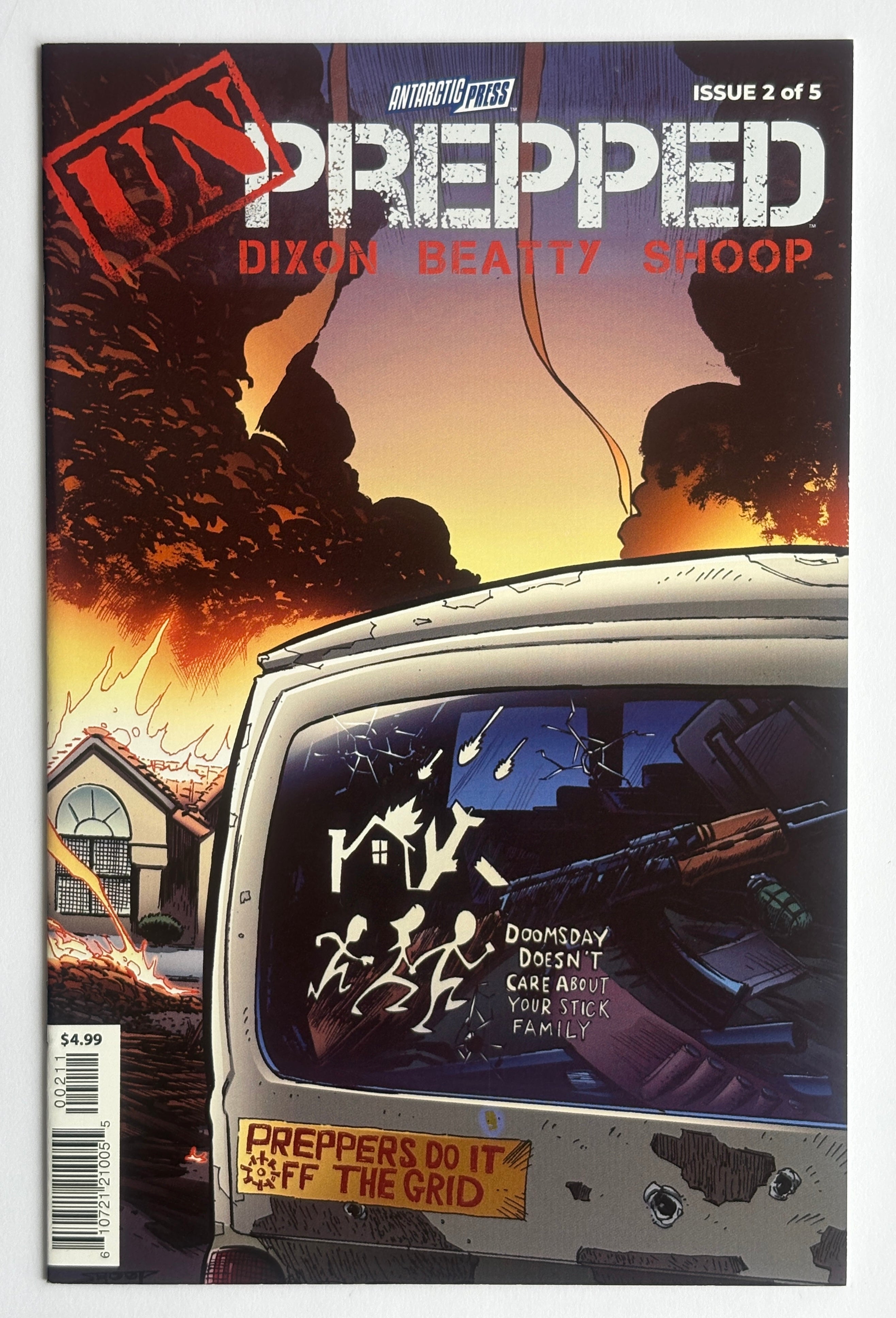 UNprepped #2 (2 of 5) 1st Printing Antarctic Press June 2022 VF+ 8.5