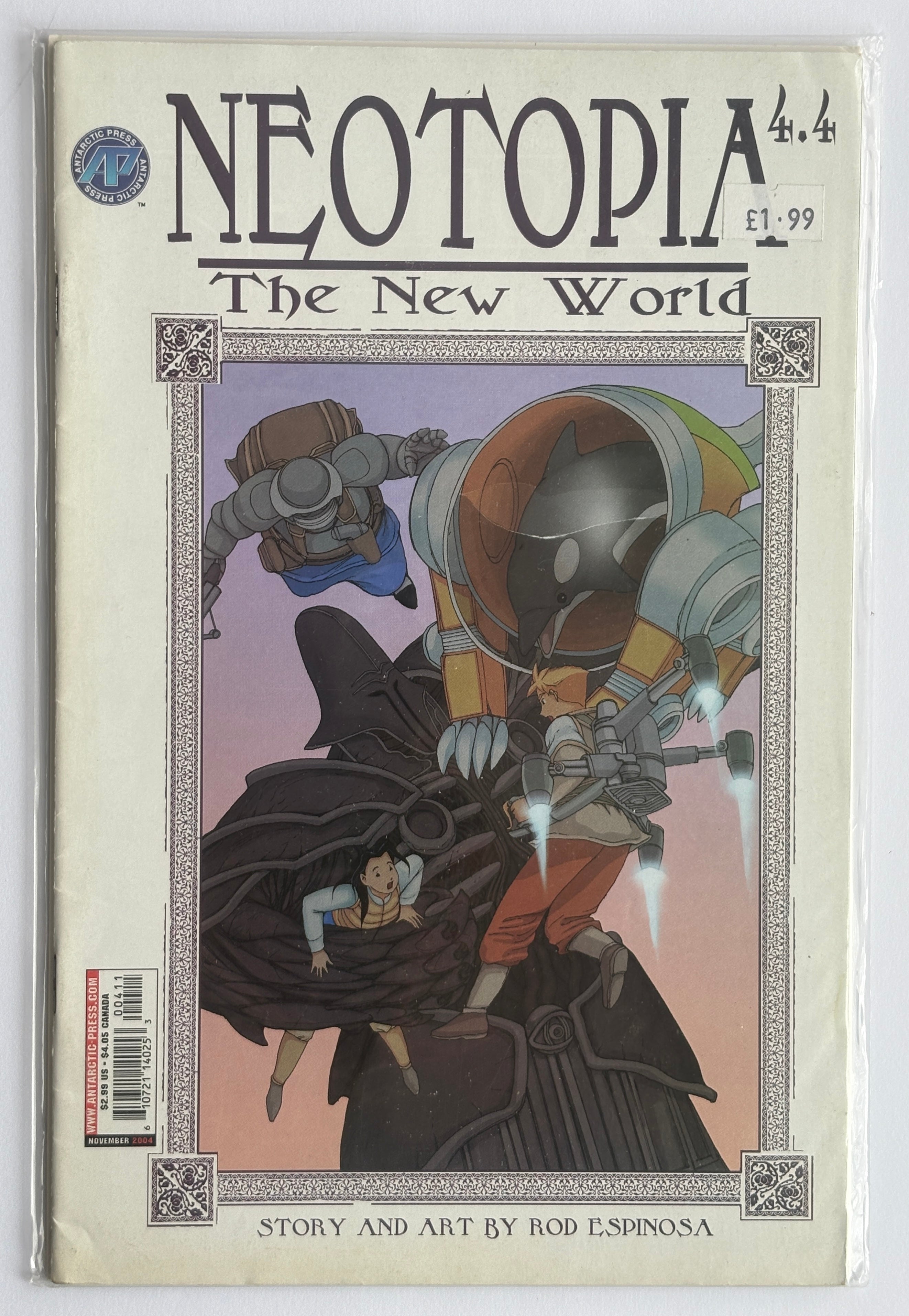 Neotopia: The New World #4.4 - Antarctic Press November 2004 FN 6.0