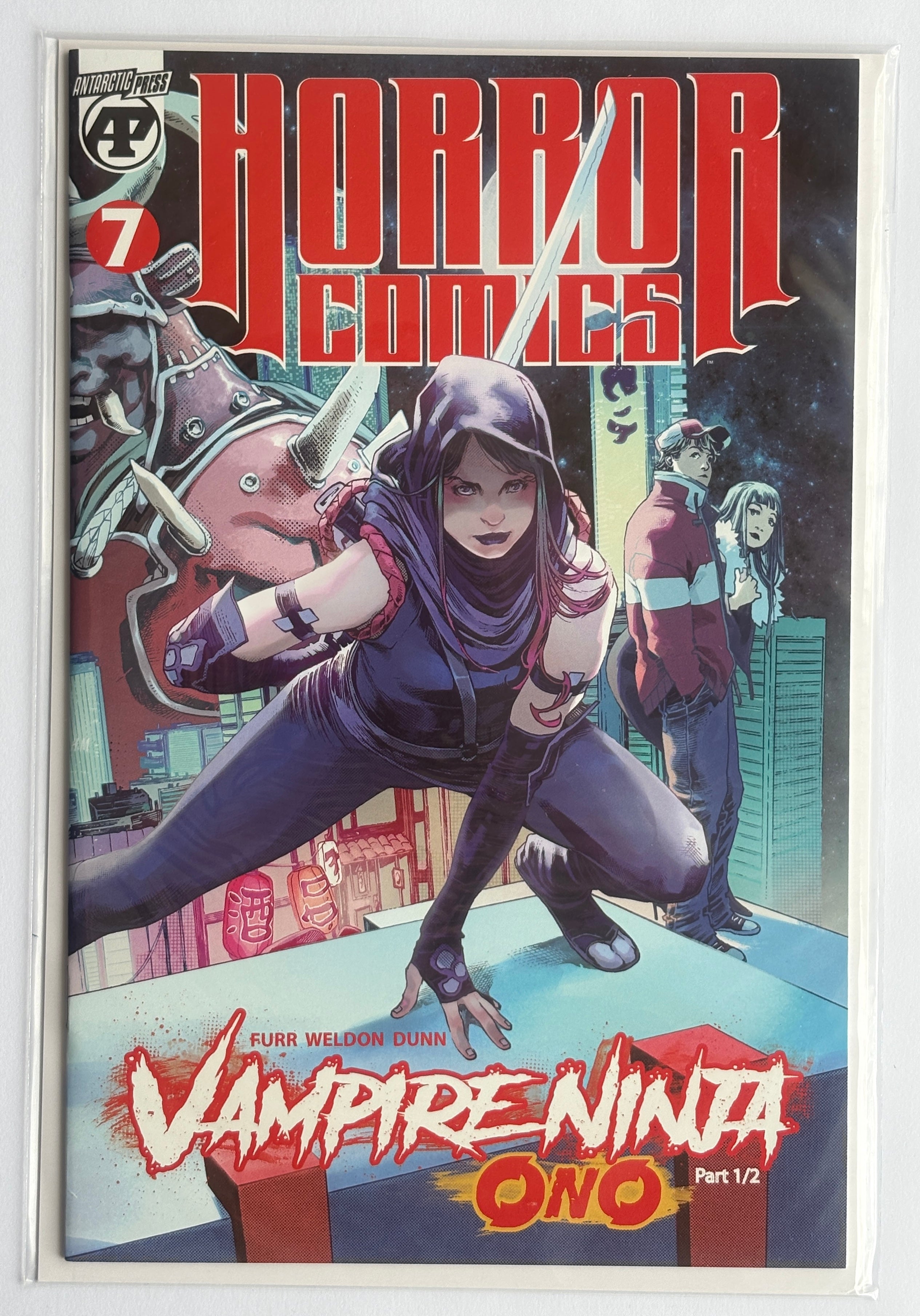 Horror Comics #7 - Vampire Ninja 1st Printing Antarctic Press September 2021 NM 9.4