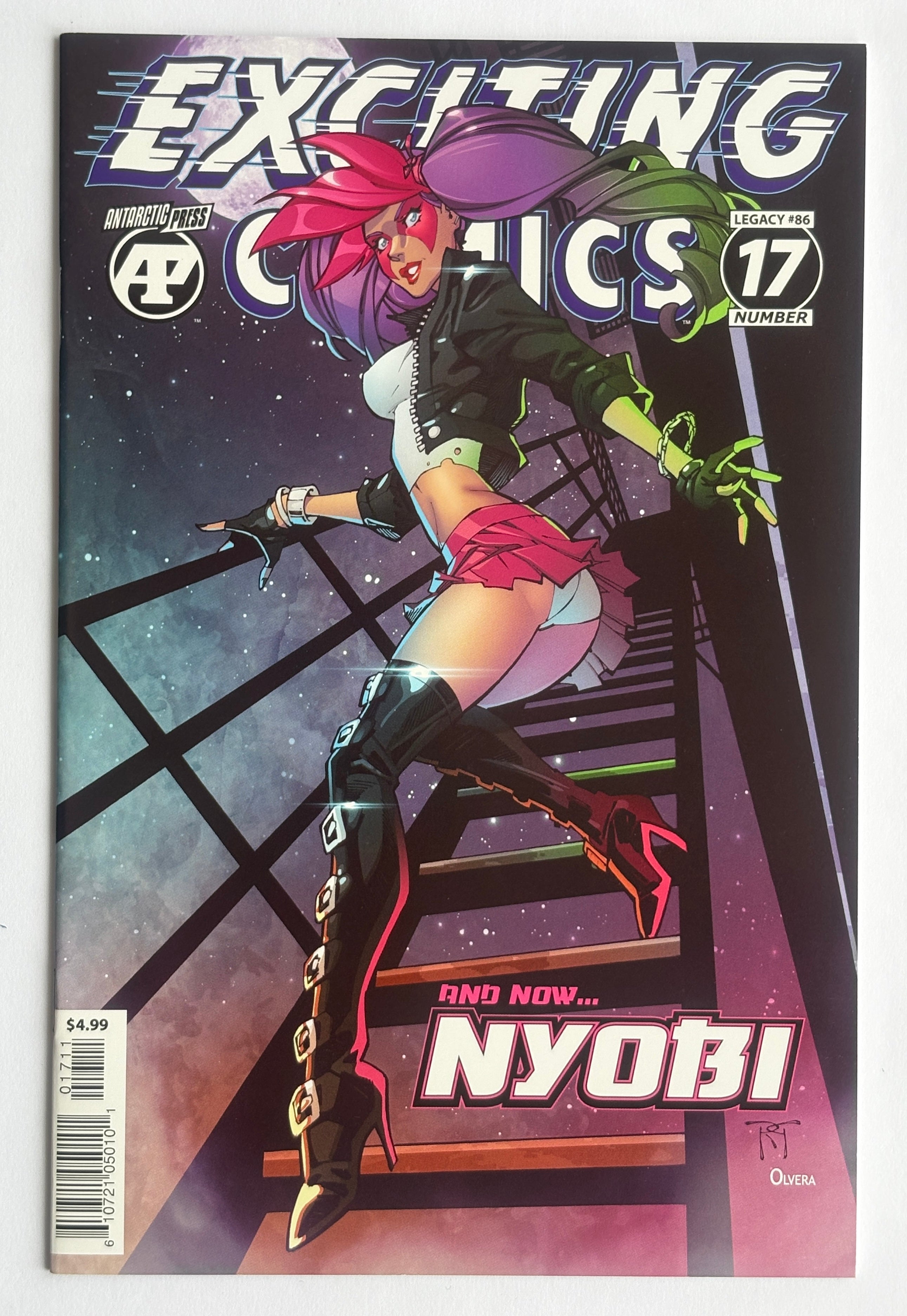 Exciting Comics #17 - 1st Appearance Nyobi Antarctic Press October 2021 VF/NM 9.0