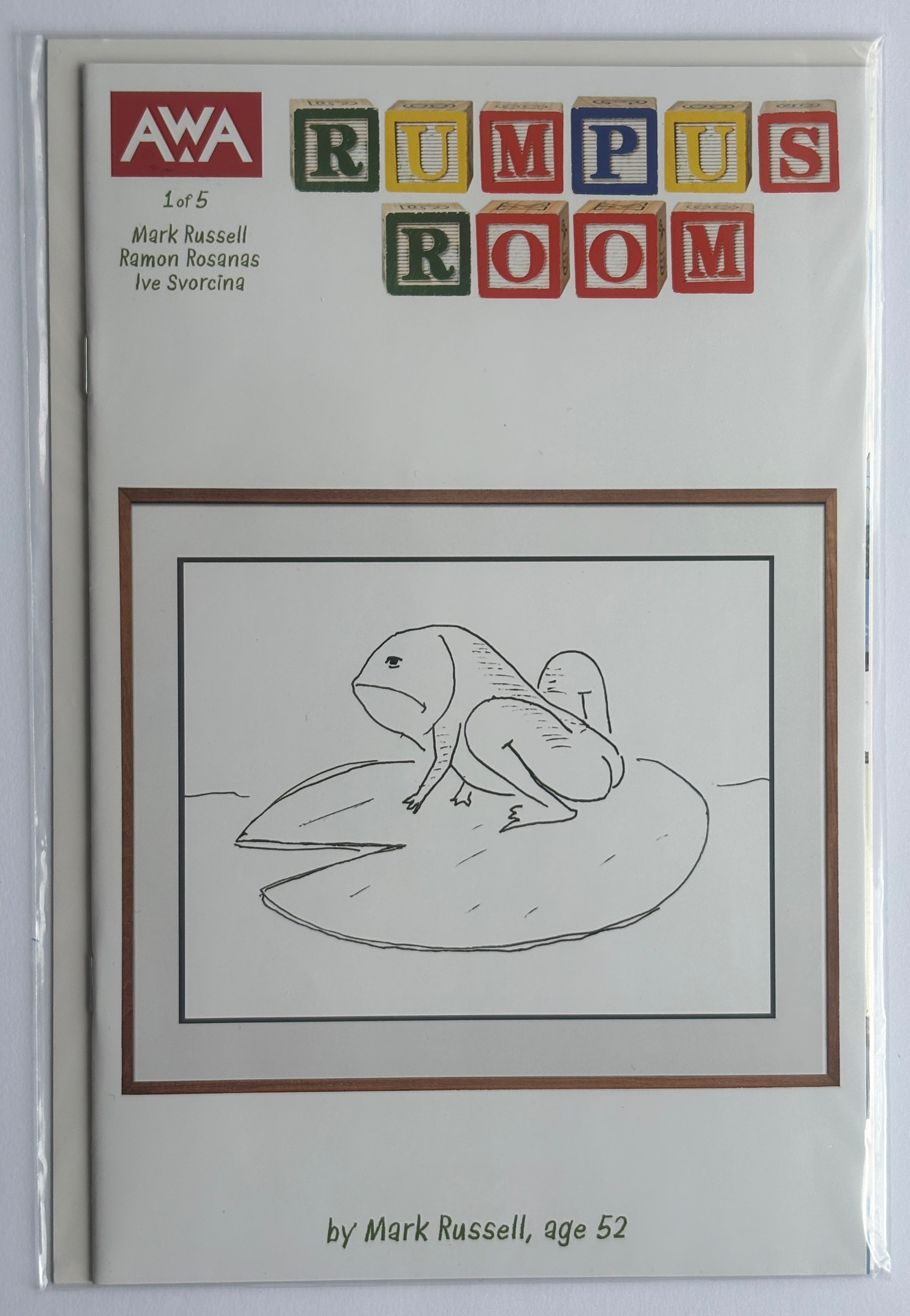 Rumpus Room #1 (1 of 5) 1st Print Mark Russell Variant September 2023 NM- 9.2