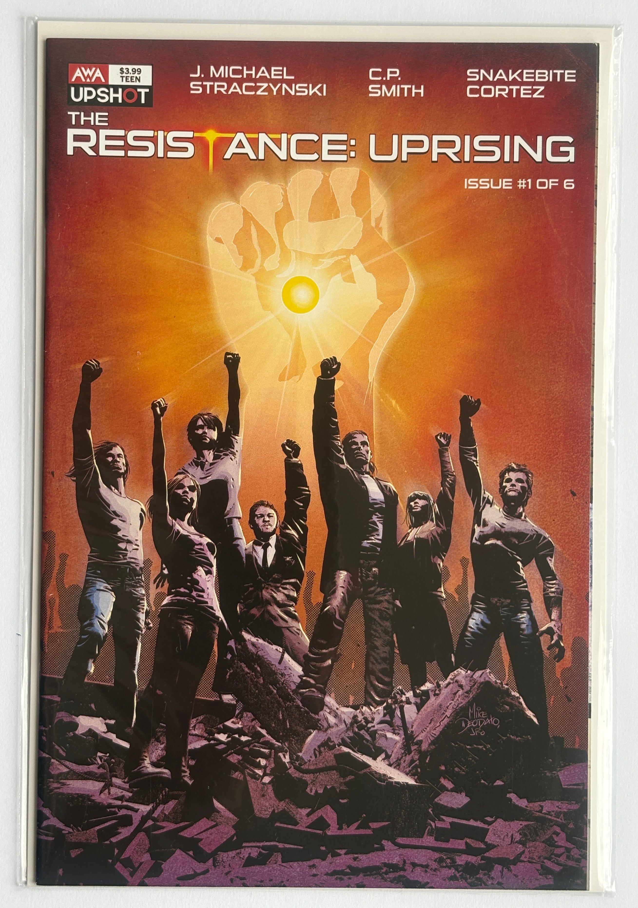 The Resistance:  Uprising #1 (1 of 6) Cover B AWA April 2021 NM 9.4