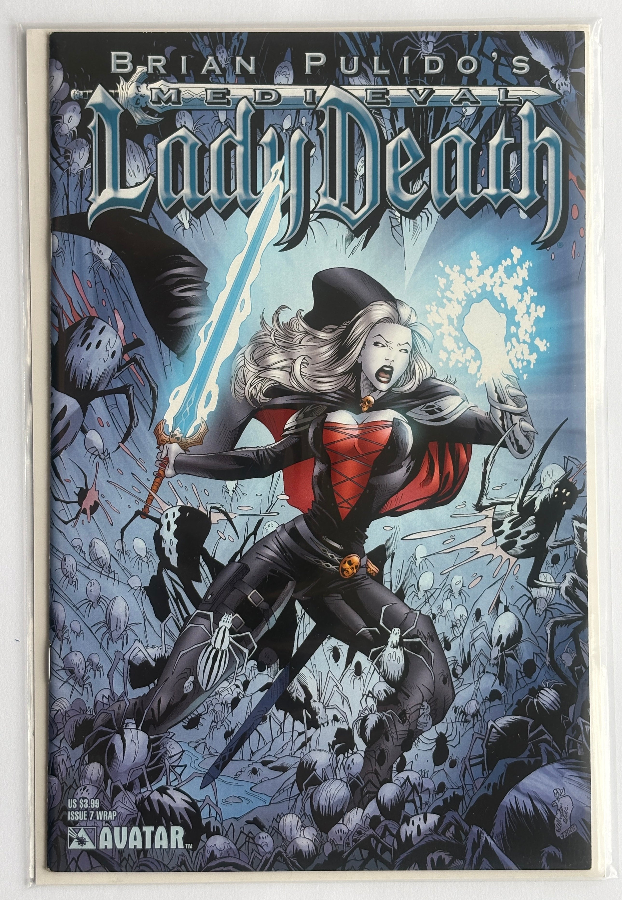 Medieval Lady Death #7 - 1st Printing Wrap Avatar Comics September 2005 VF 8.0