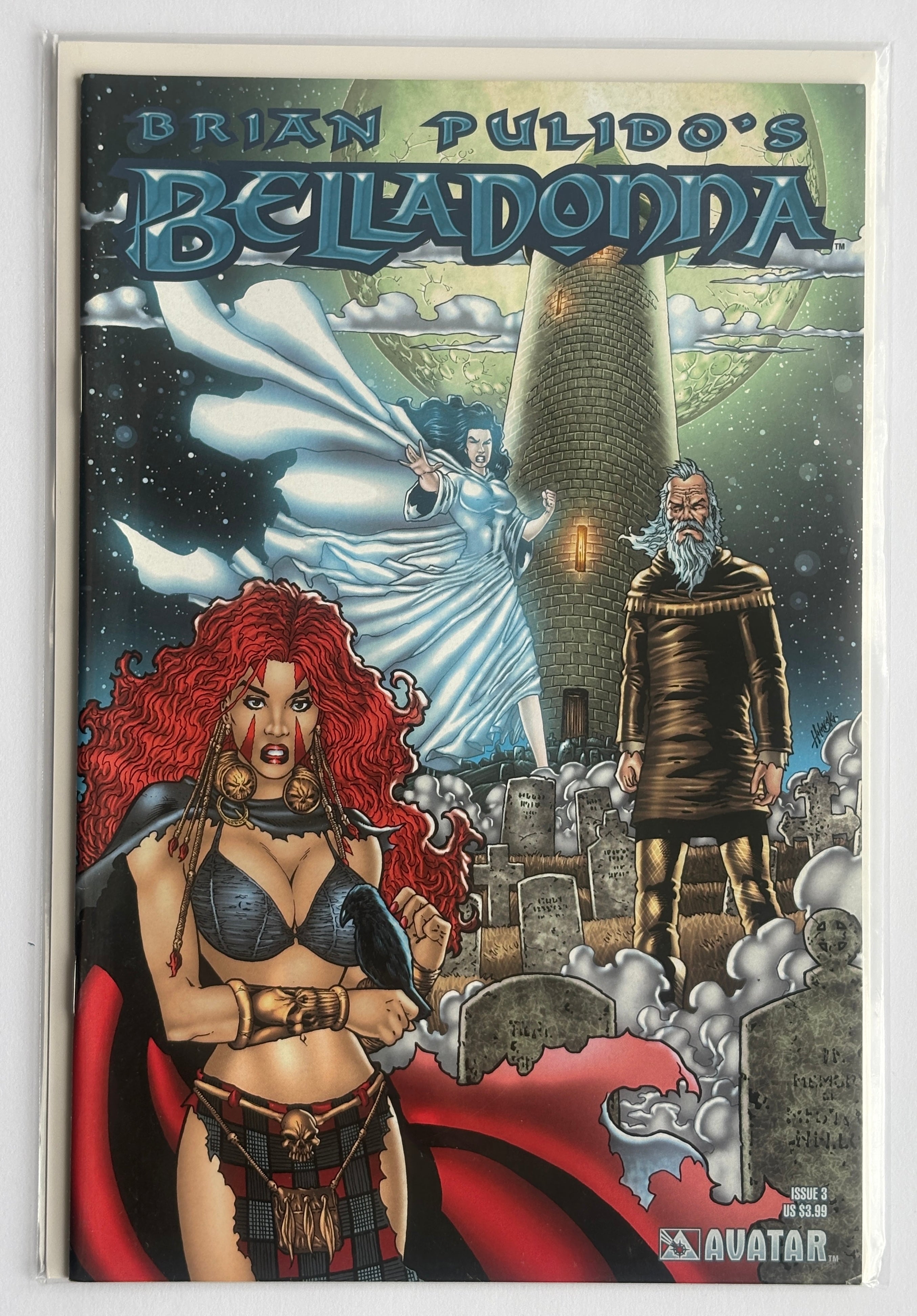 Brian Pulido's Belladonna #3 - Avatar Comics December 2004 VF 8.0