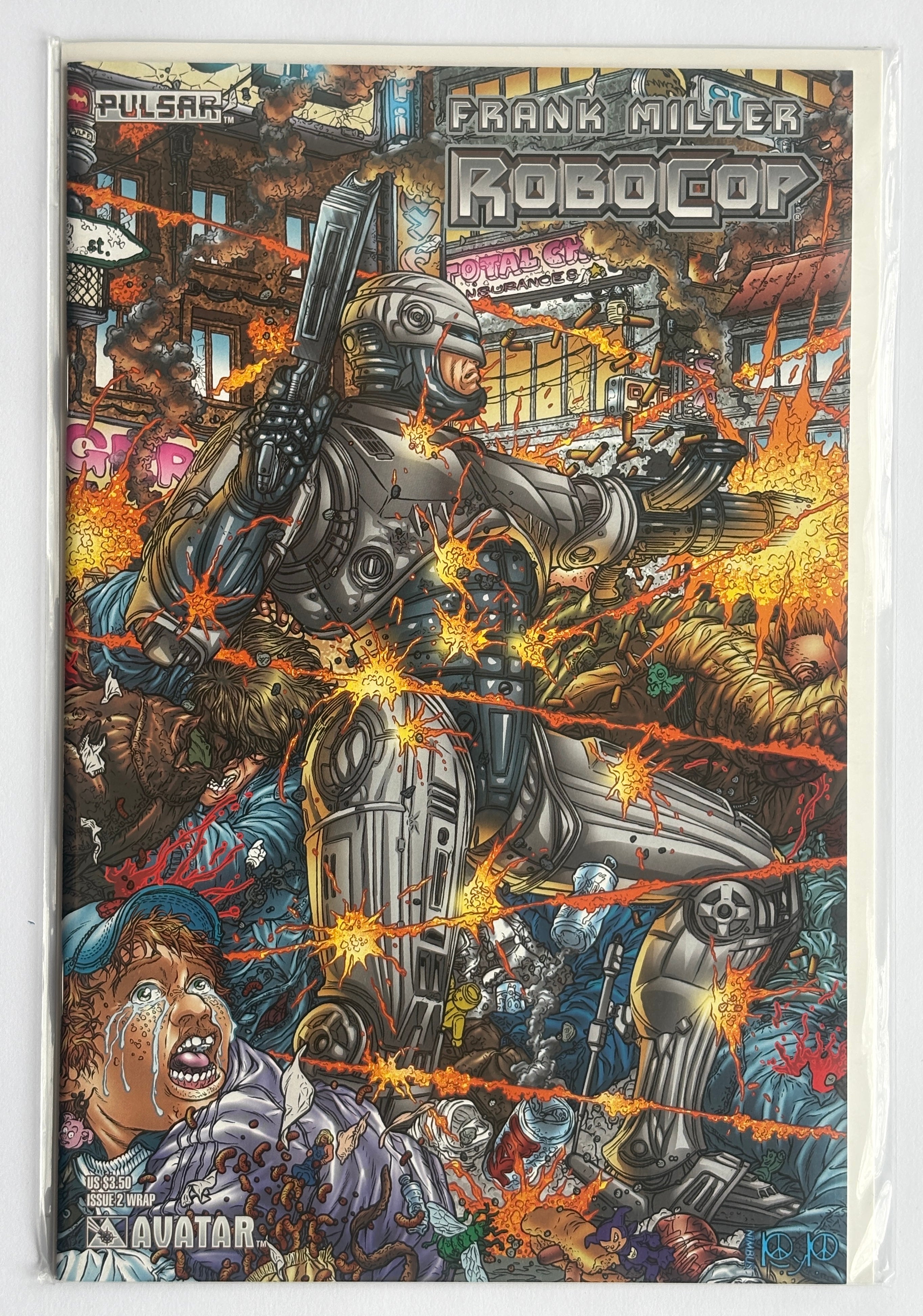 Frank Miller's Robocop #2 - Wrap Avatar Press September 2003 NM 9.4