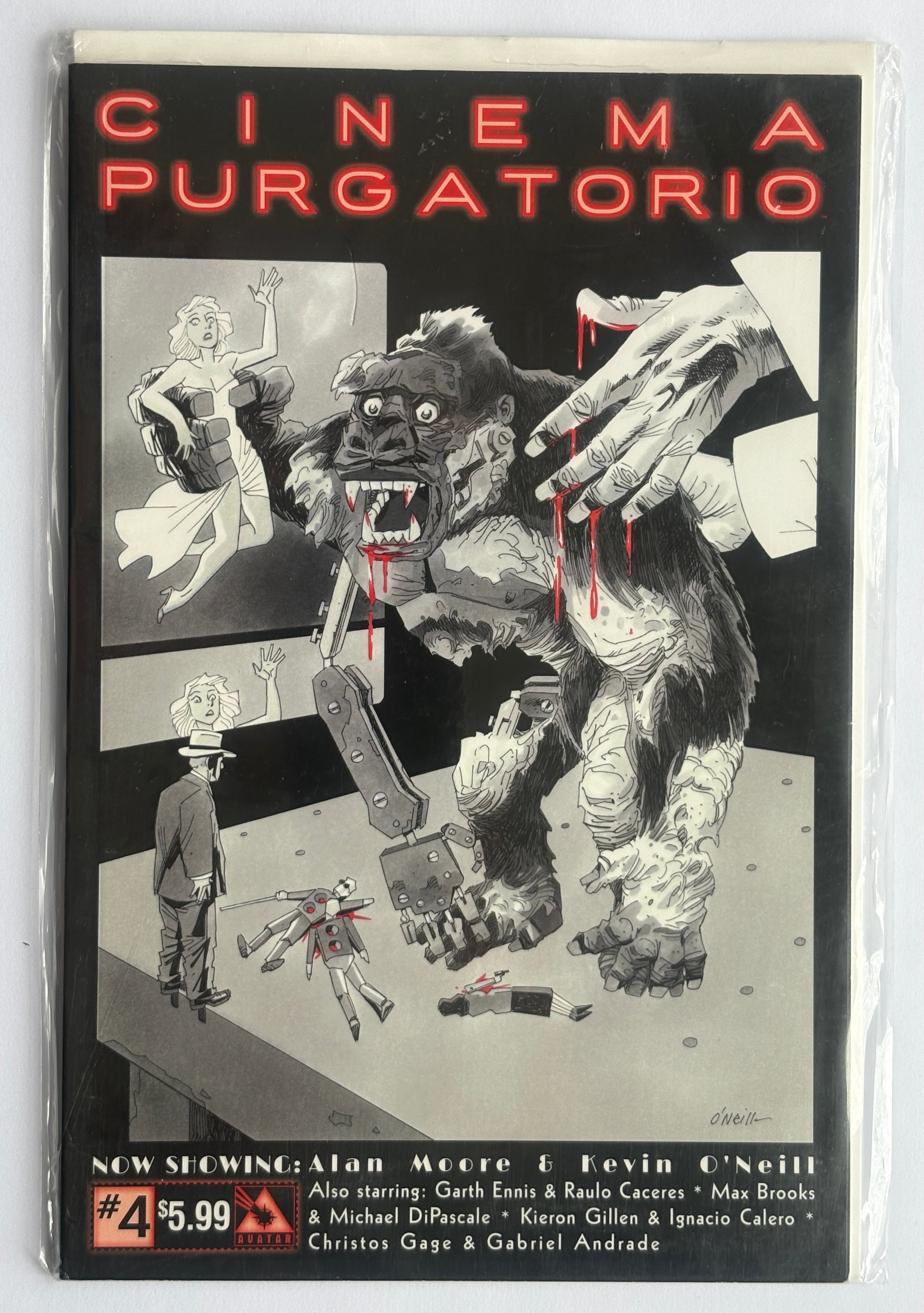 Cinema Purgatorio #4 - 1st Printing Alan Moore Avatar Press July 2016 VF- 7.5