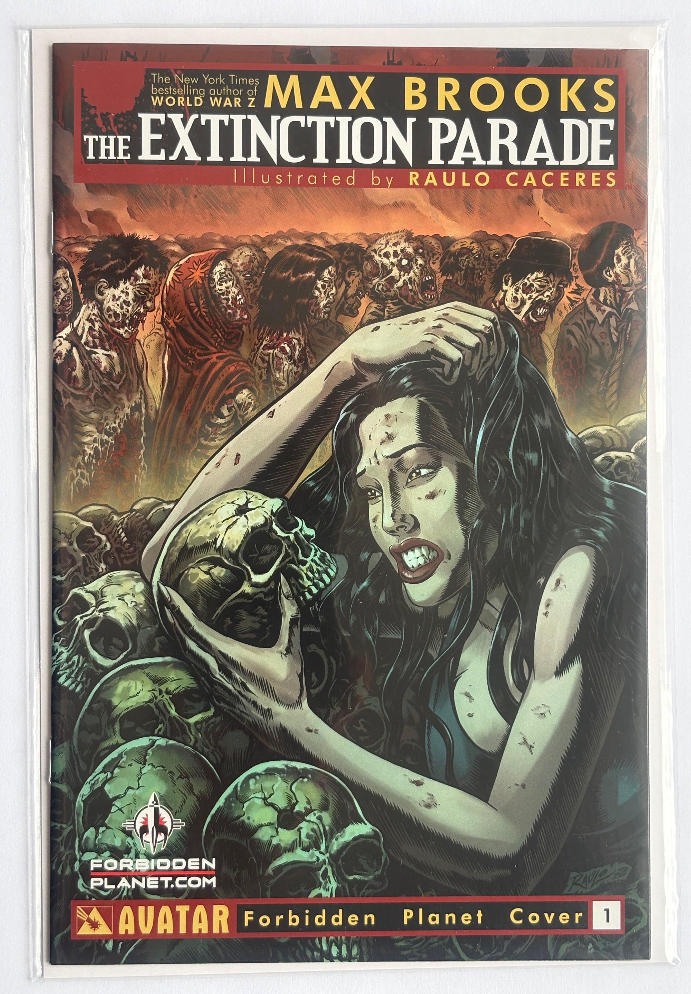 The Extinction Parade #1 - 1st Printing FP Variant Avatar May 2013 NM- 9.2