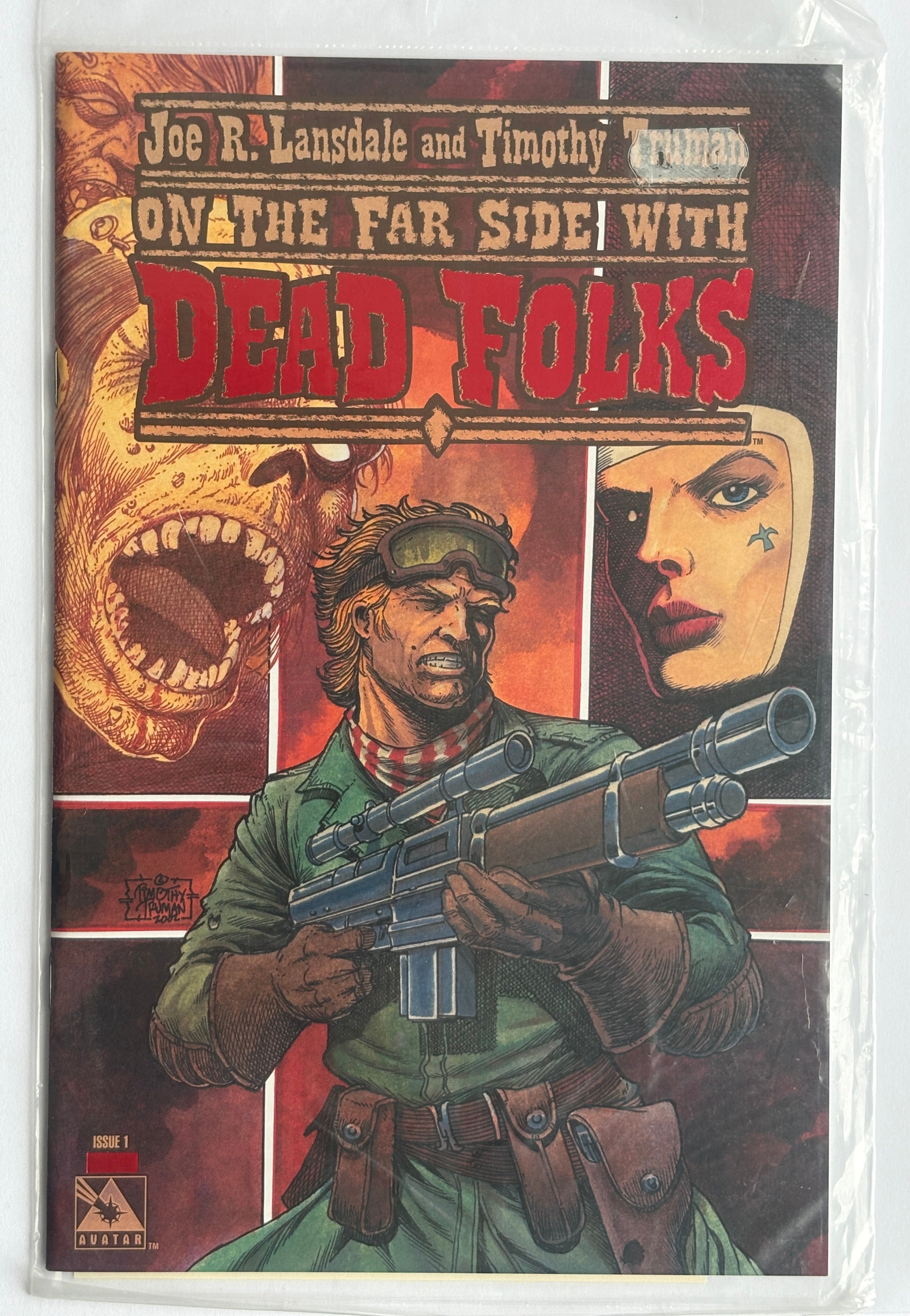 On the Far Side with Dead Folks #1 - Blood Red Foil Edition Ltd to 750 with Certificate (Sealed) Avatar 2003