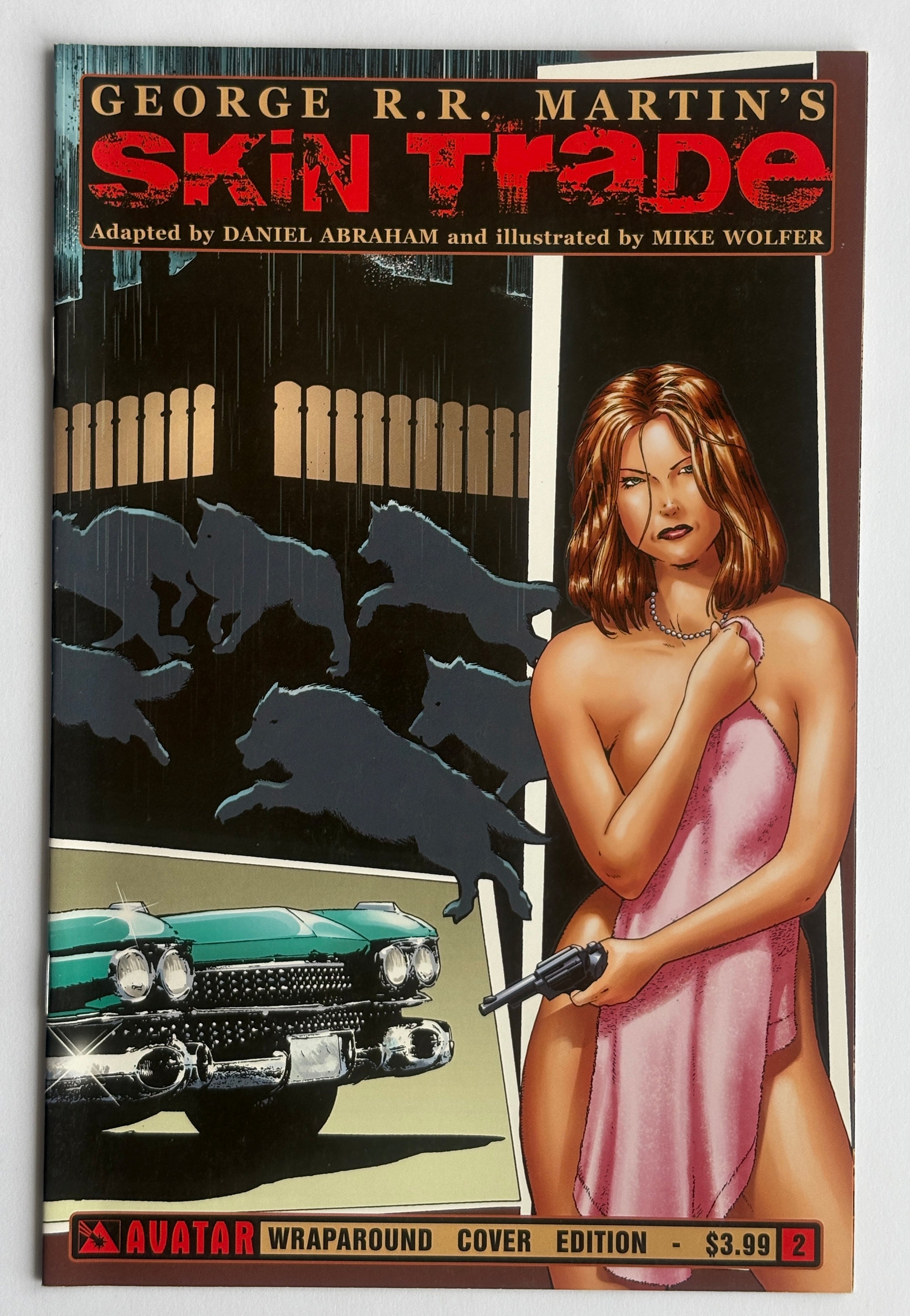 Skin Trade #2 - 1st Print Wrap Variant Avatar Press July 2013 VF+ 8.5