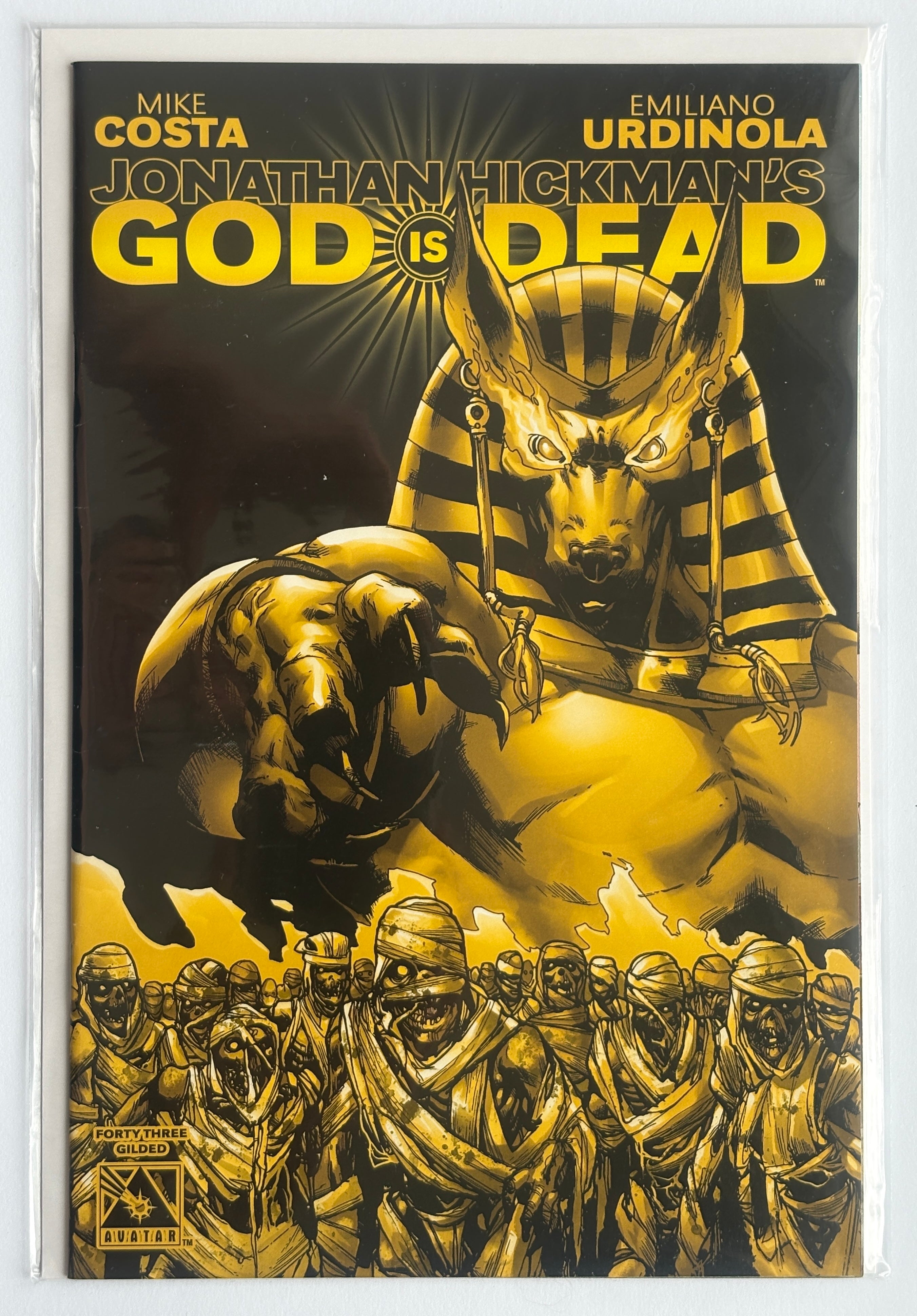 God is Dead #43 - Gilded Retail Incentive Avatar Press - September 2015 VF 8.0