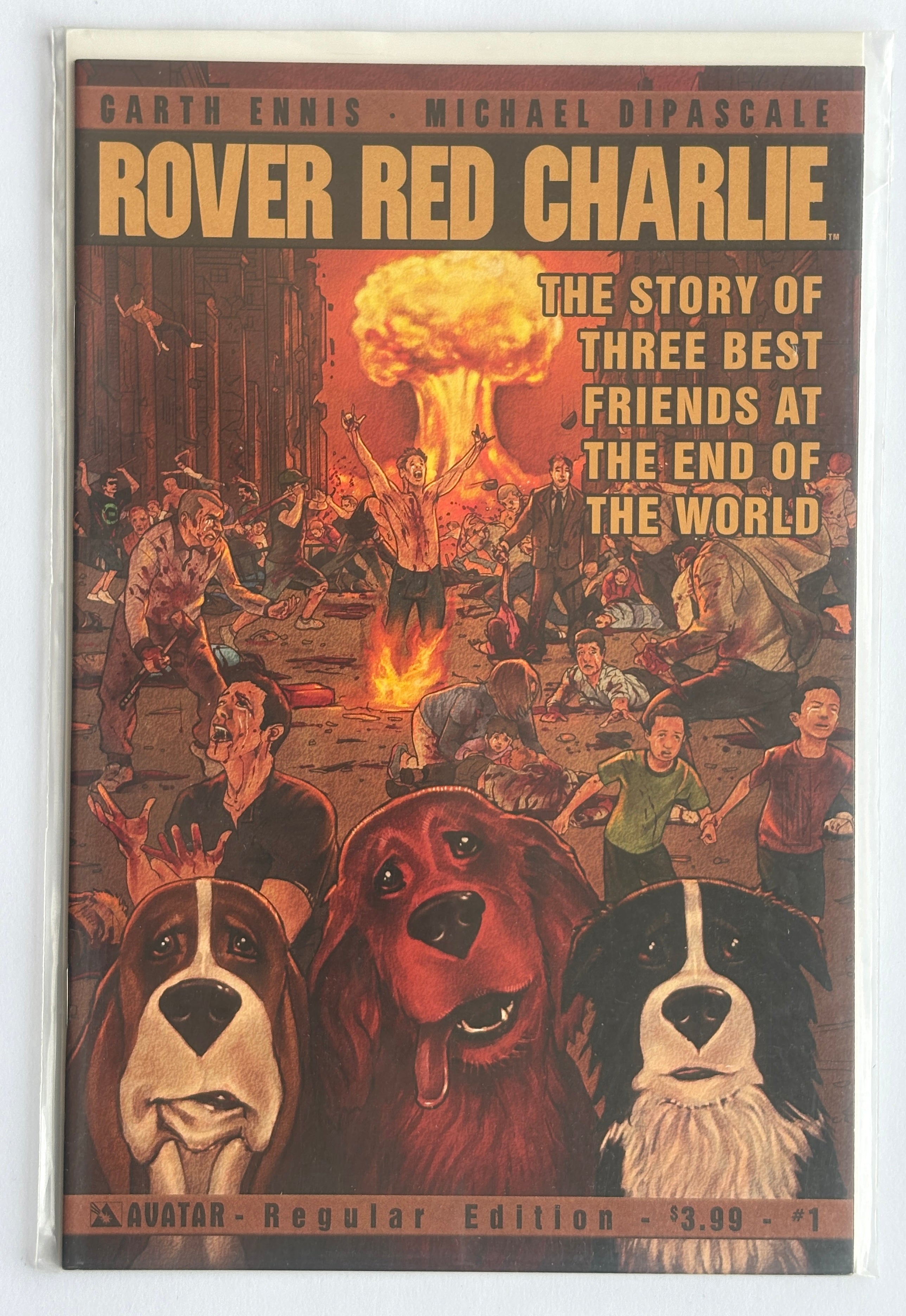Rover Red Charlie #1 - Regular Edition Garth Ennis Avatar November 2012 VF 8.0