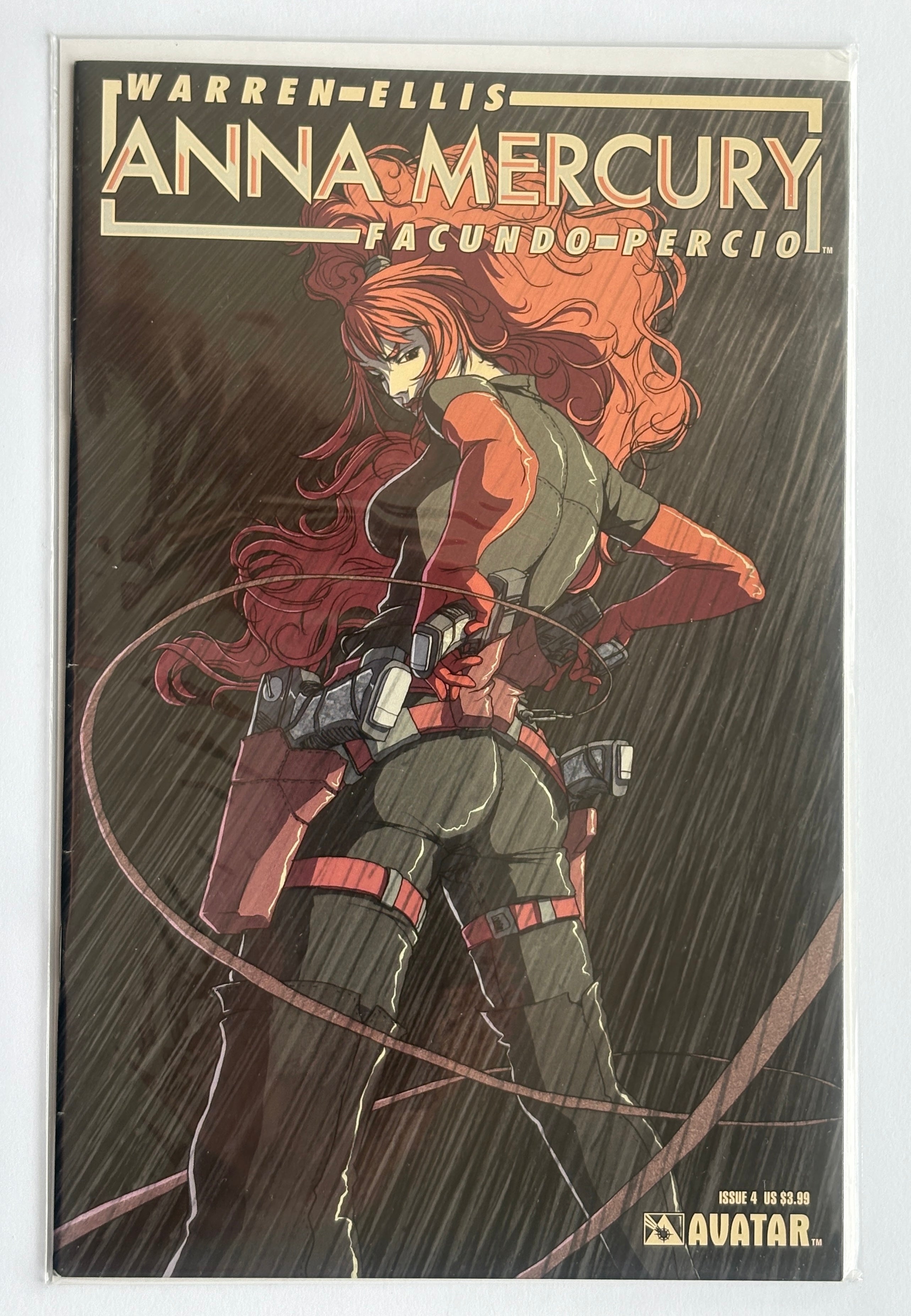 Anna Mercury #4 - 1st Printing Avatar Press October 2008 F/VF 7.0