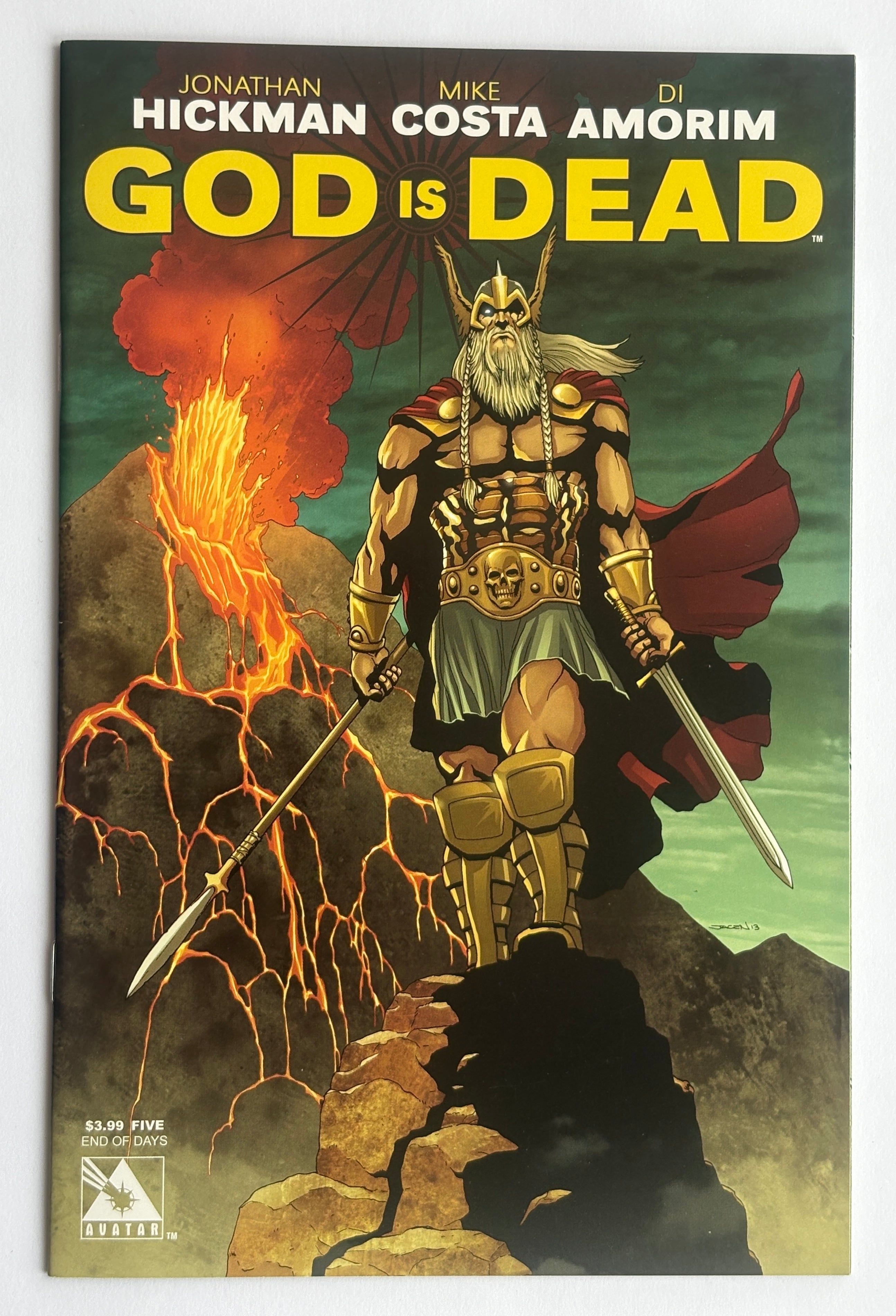 God is Dead #5 - End of Days Avatar Press - December 2013 VF+ 8.5