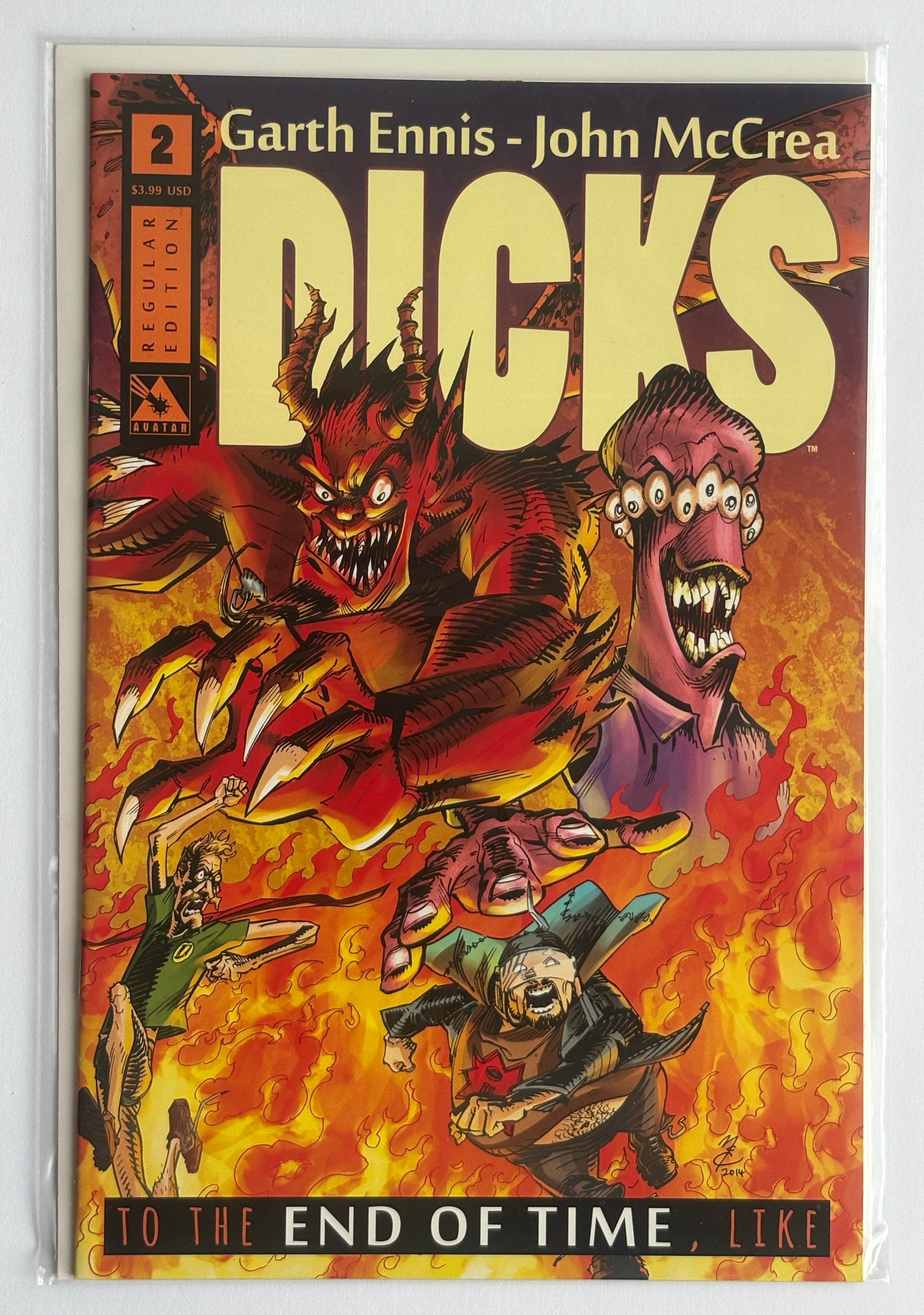 Dicks to the End of Time, Like #2 - Garth Ennis & John McCrea Avatar VF 8.0