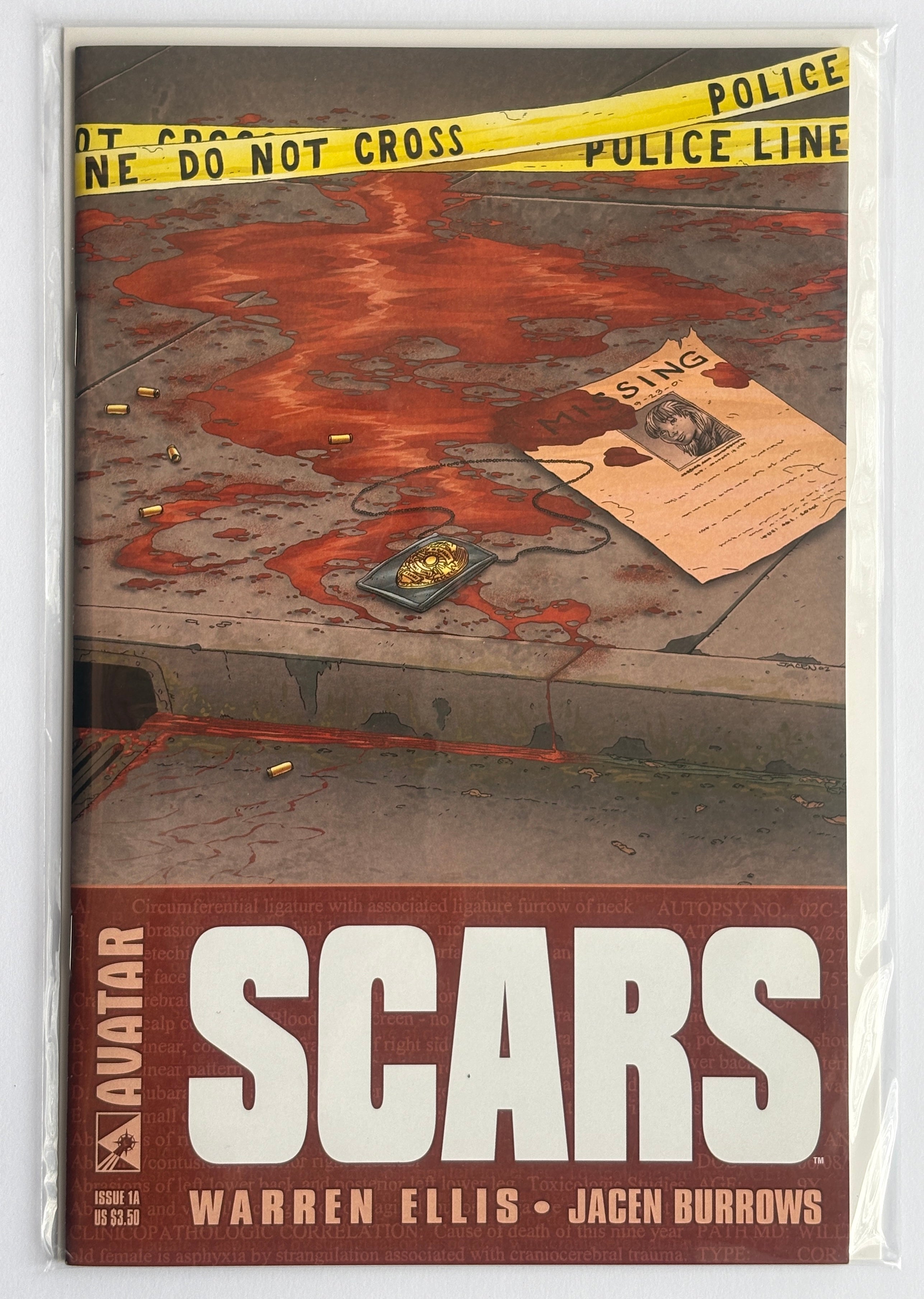 Scars #1A - Avatar Comics December 2002 VF/NM 9.0