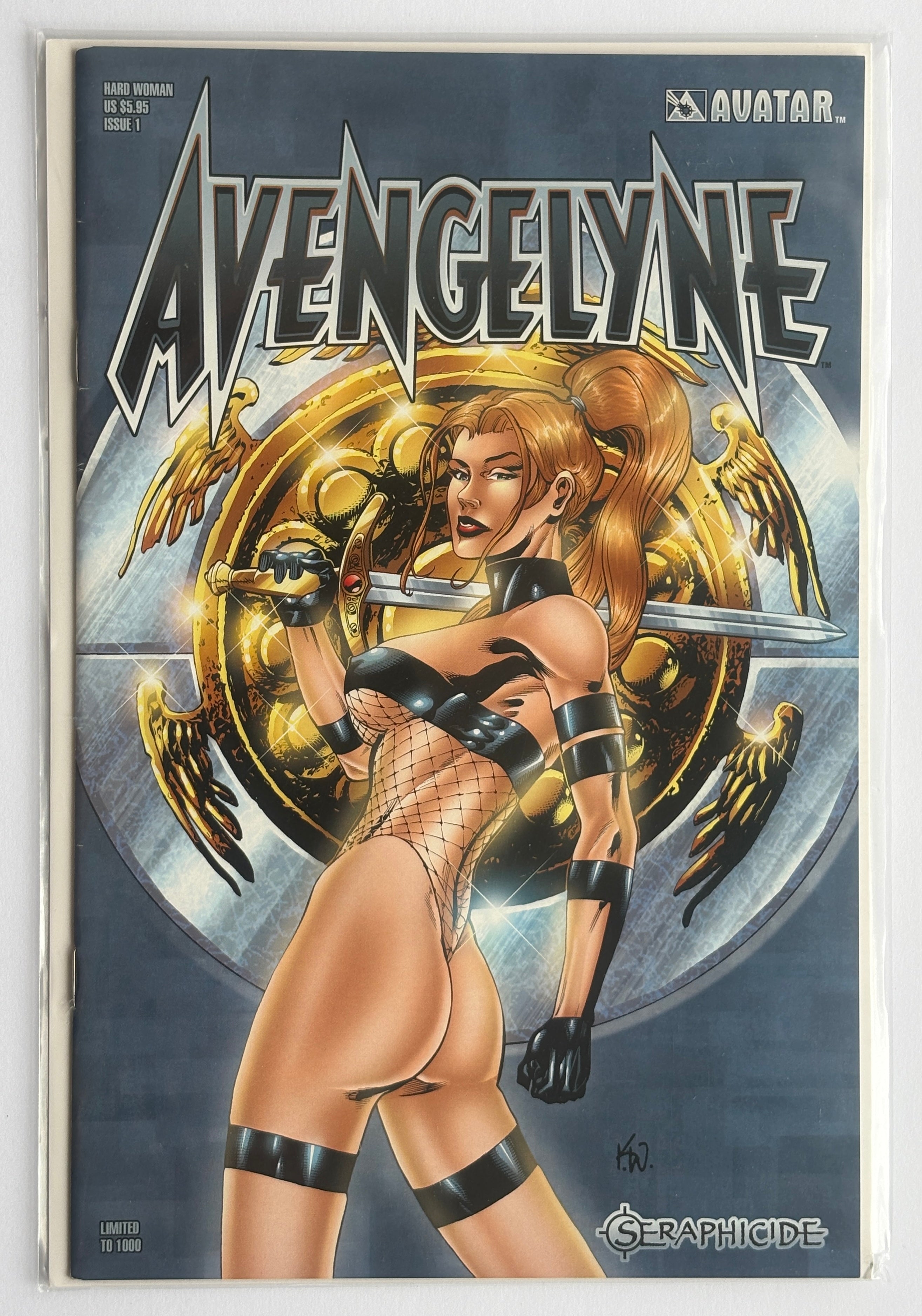 Avengelyne: Seraphicide #1 - 1st Printing Hard Woman Variant Avatar Press December 2001 VF 8.0