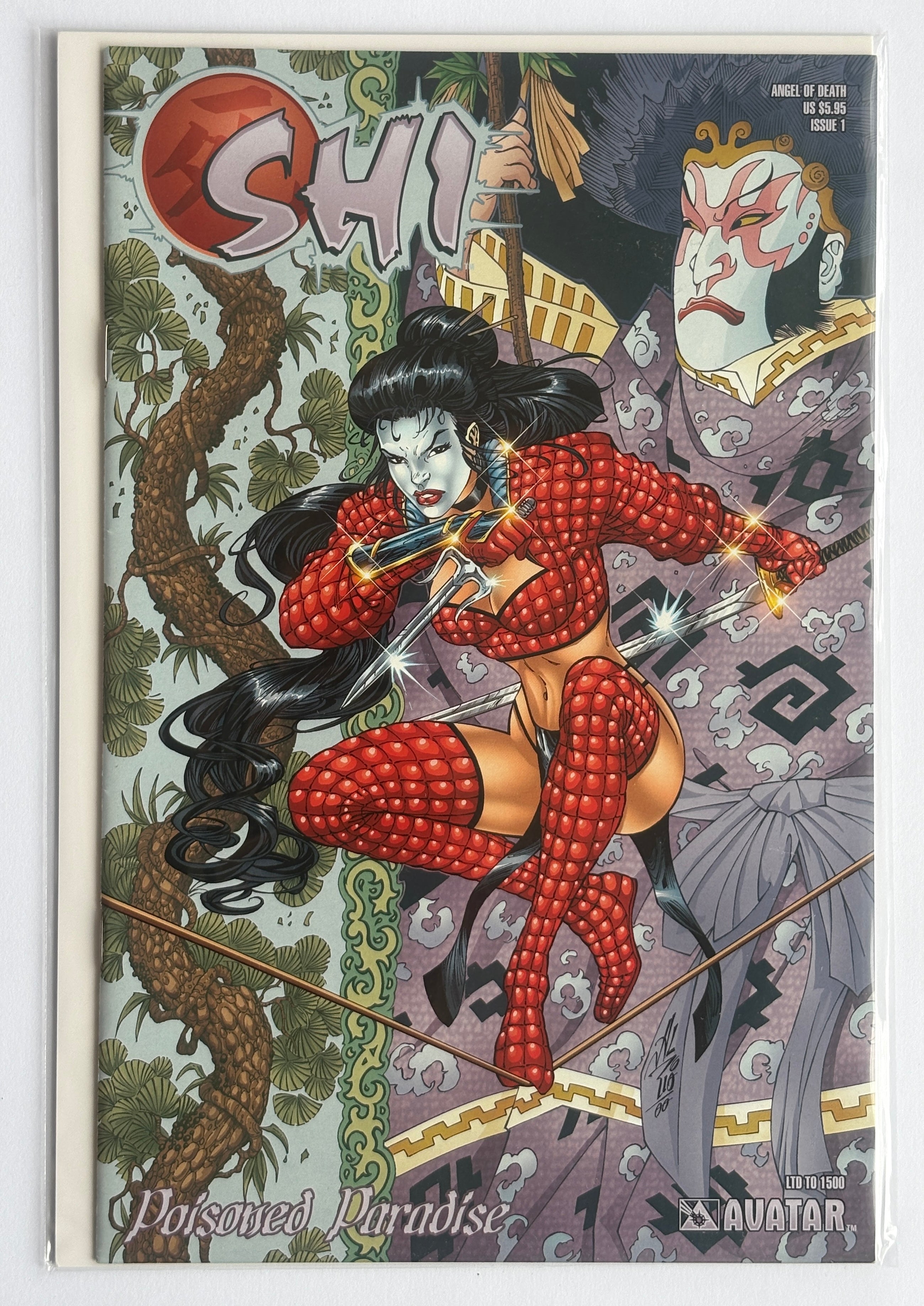 Shi: Poisoned Paradise #1 -  Variant Limited to 1500 Avatar Comics July 2002 VF 8.0