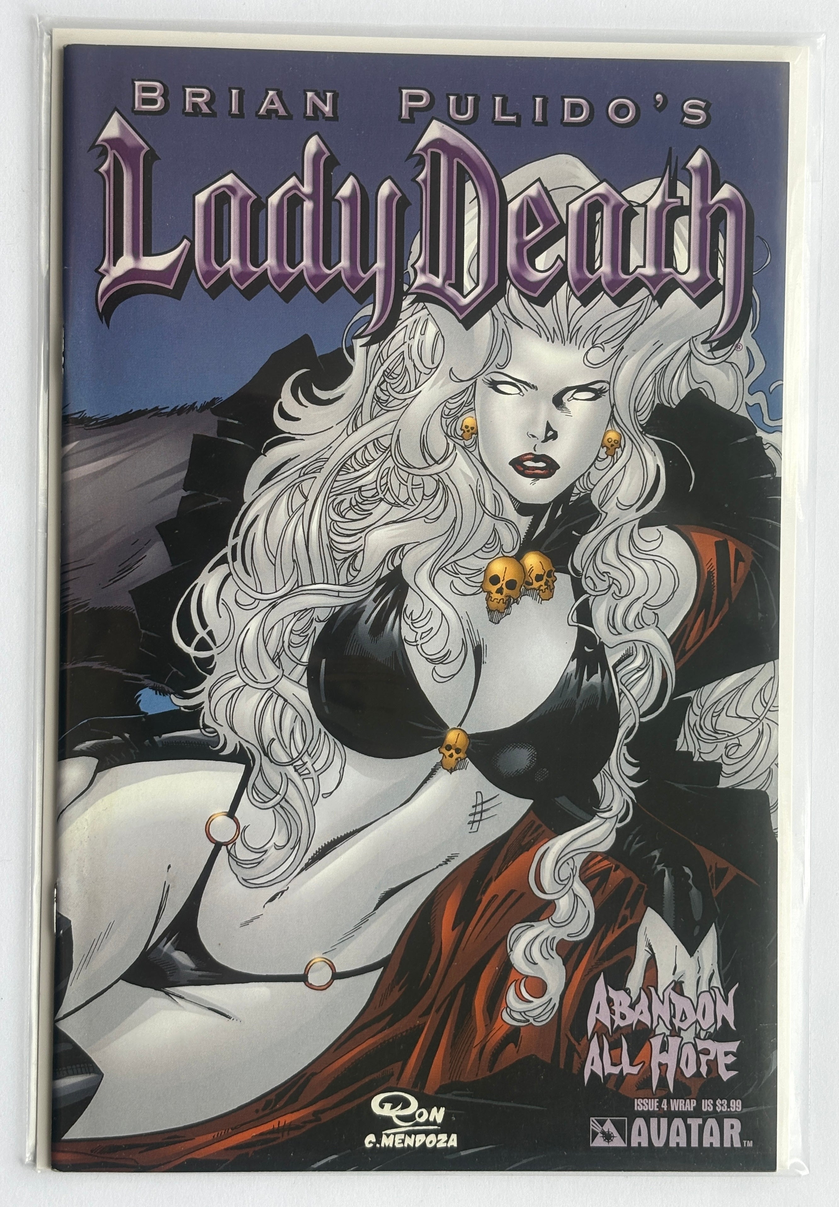 Lady Death: Abandon All Hope #4 Wrap Variant Avatar Comics April 2006 VF+ 8.5