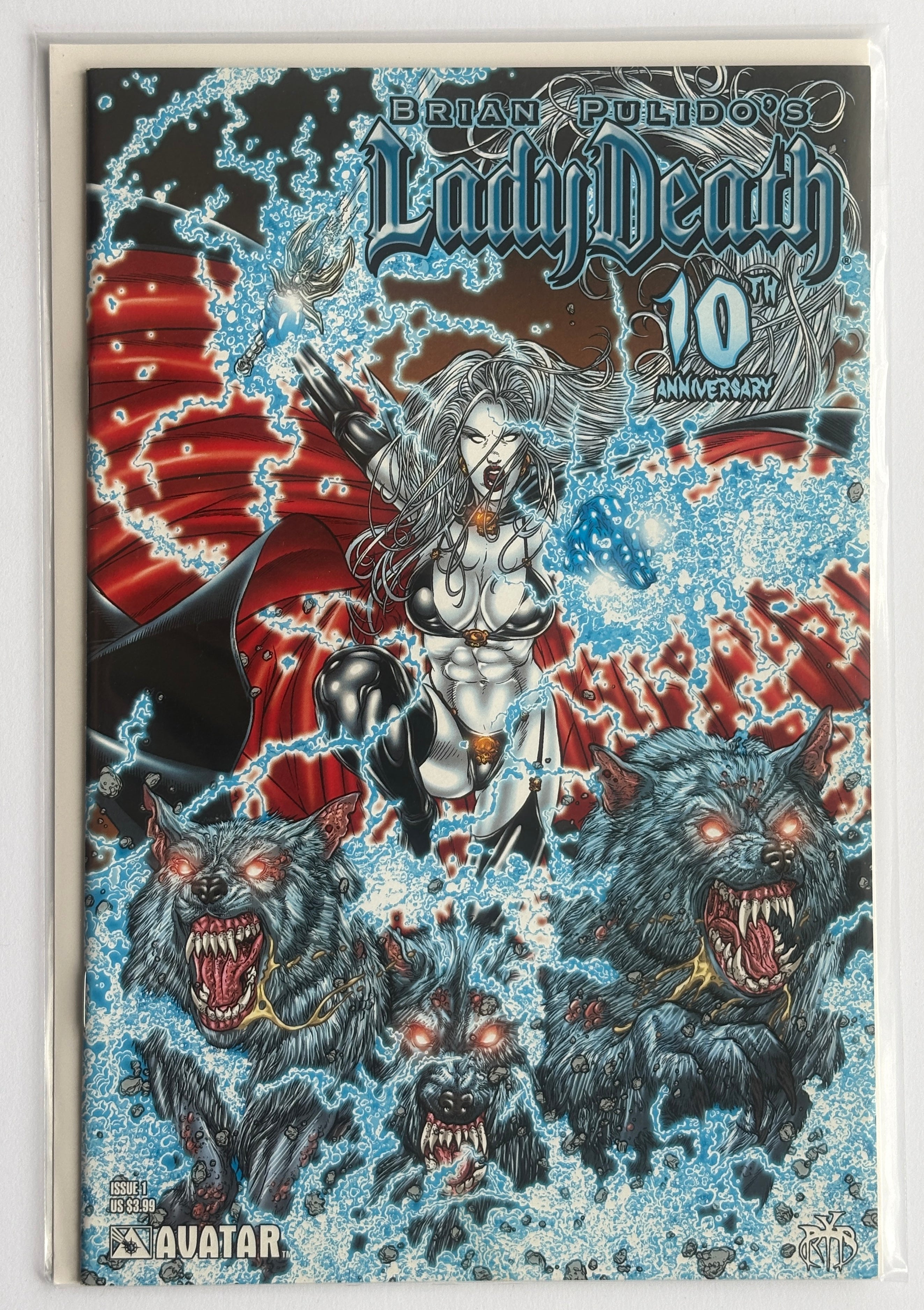 Lady Death #1 10th Anniversary - Avatar Comics November 2004 VF 8.0