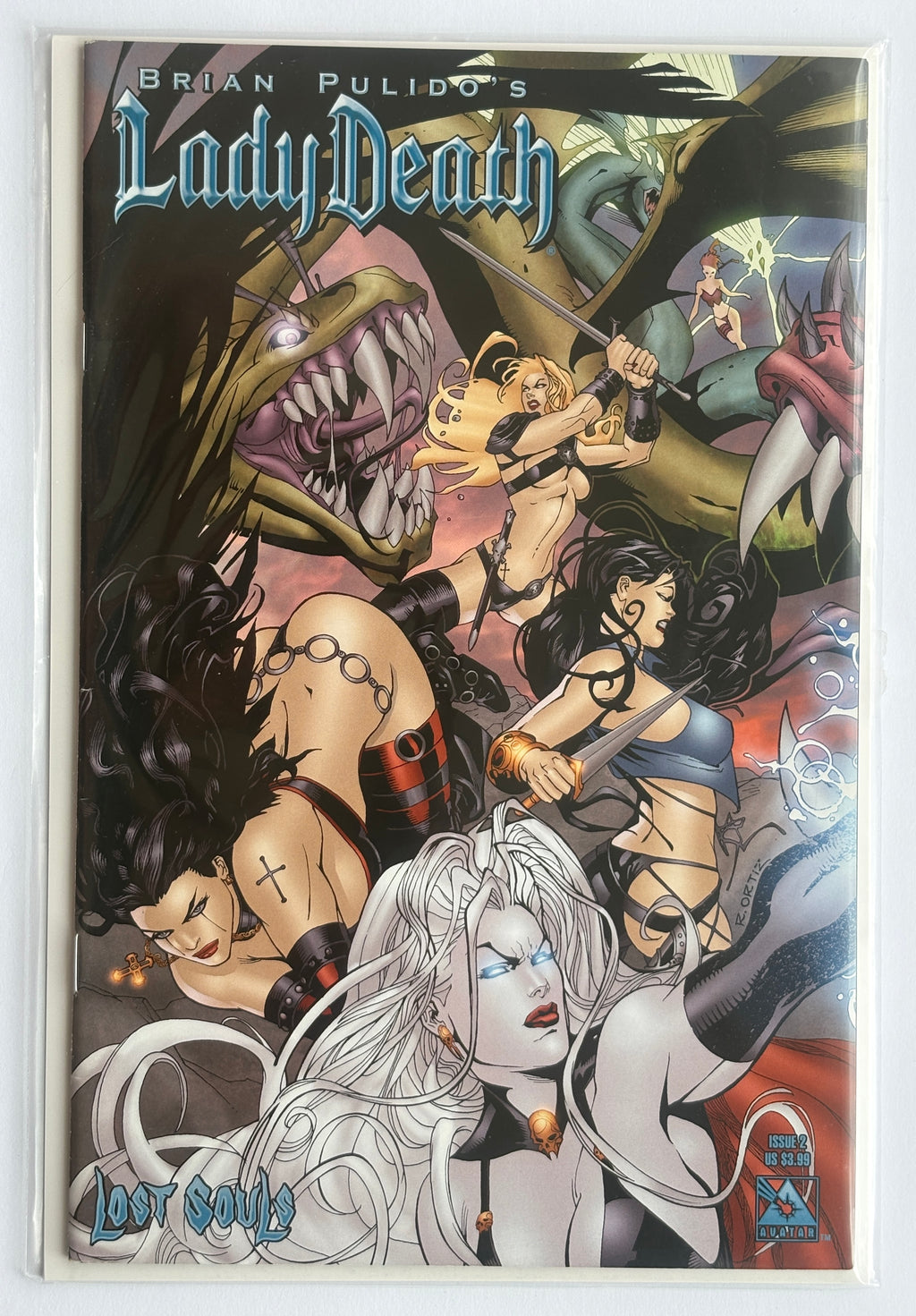 Lady Death: Lost Souls #0 to 2 (3 Issue Set) Avatar Comics 2006 VF 8.0