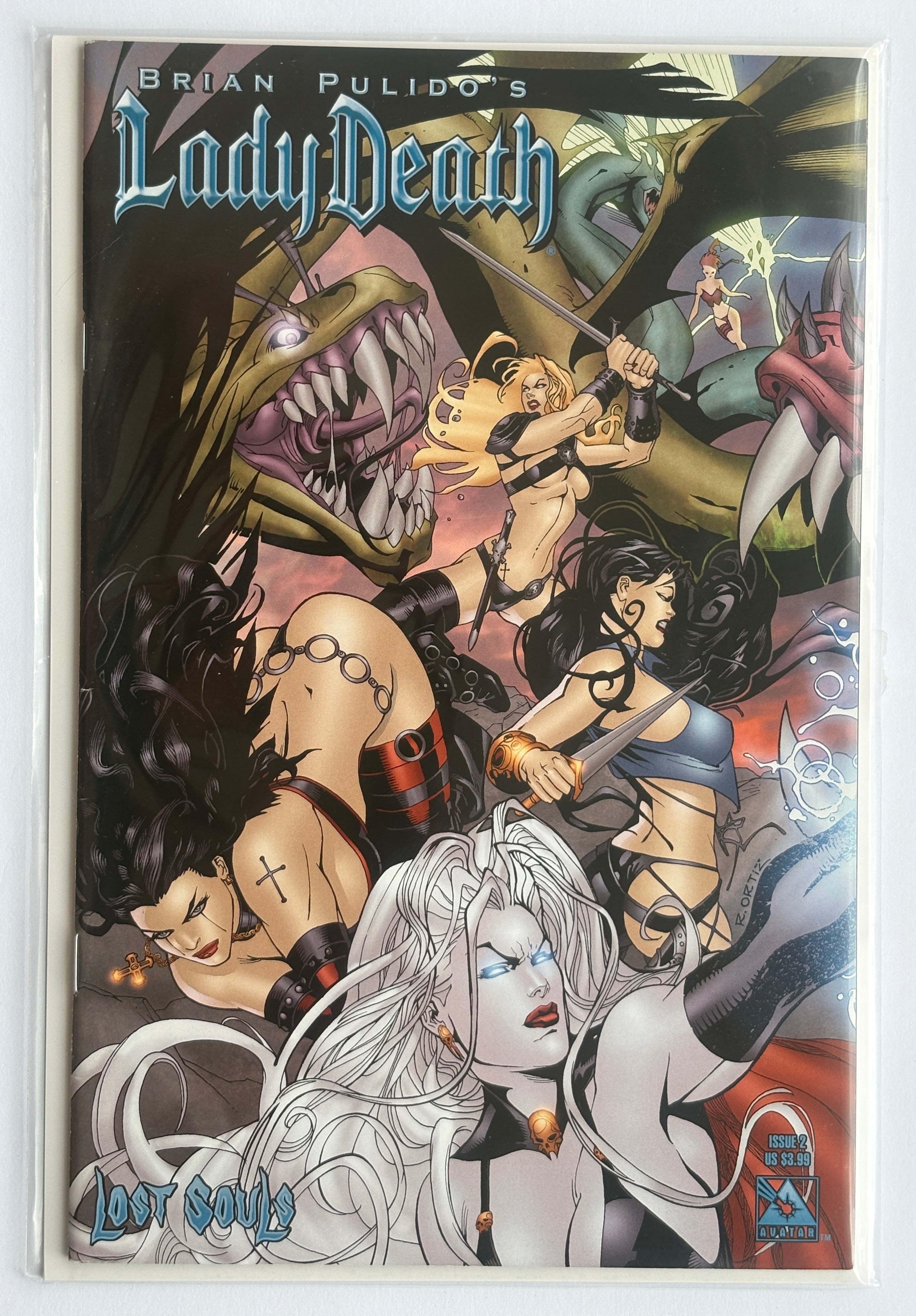 Lady Death: Lost Souls #0 to 2 (3 Issue Set) Avatar Comics 2006 VF 8.0