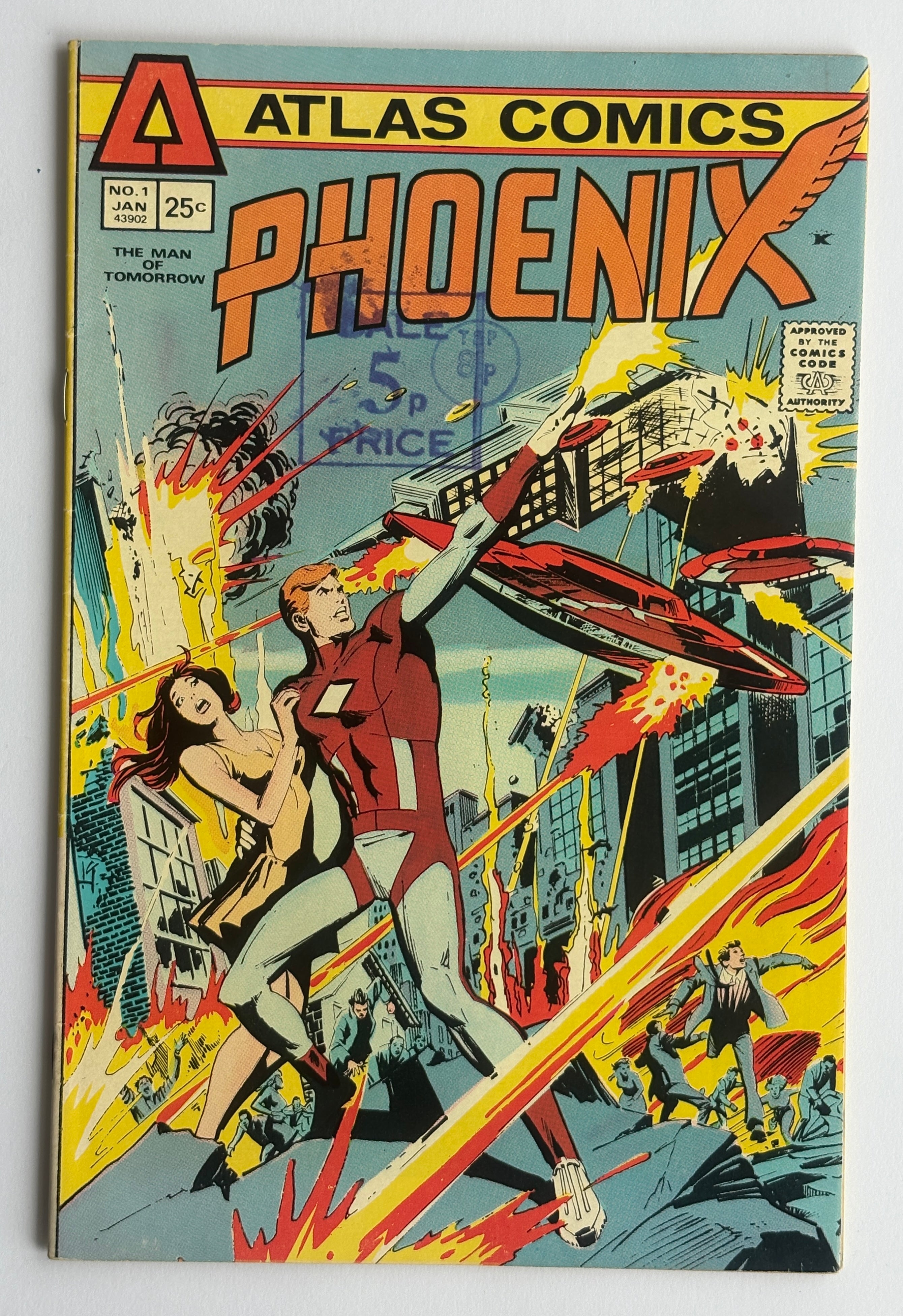 Phoenix #1 to 3 Complete Set (3 Comics) Atlas 1975 F/VF 7.0