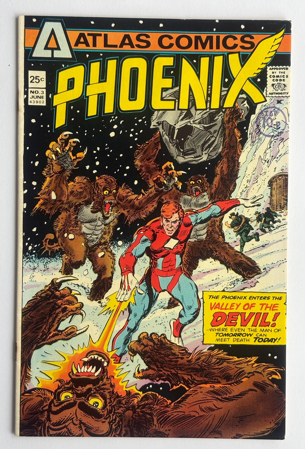 Phoenix #1 to 3 Complete Set (3 Comics) Atlas 1975 F/VF 7.0