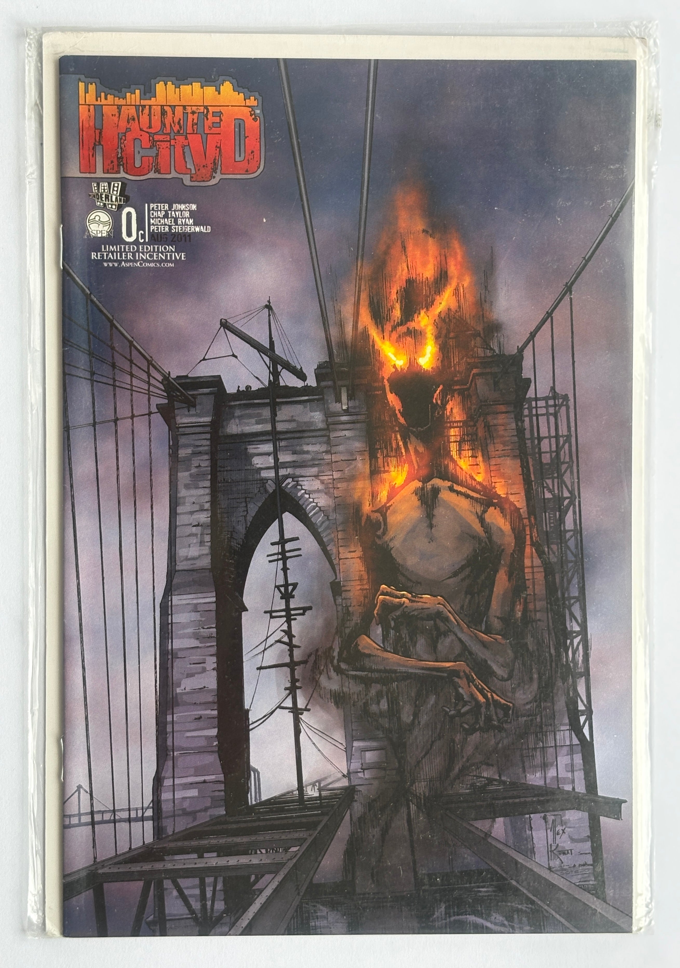 Haunted City #0 - Cover C Beastly Variant Retailer Incentive - Aug 2011 VF+ 8.5