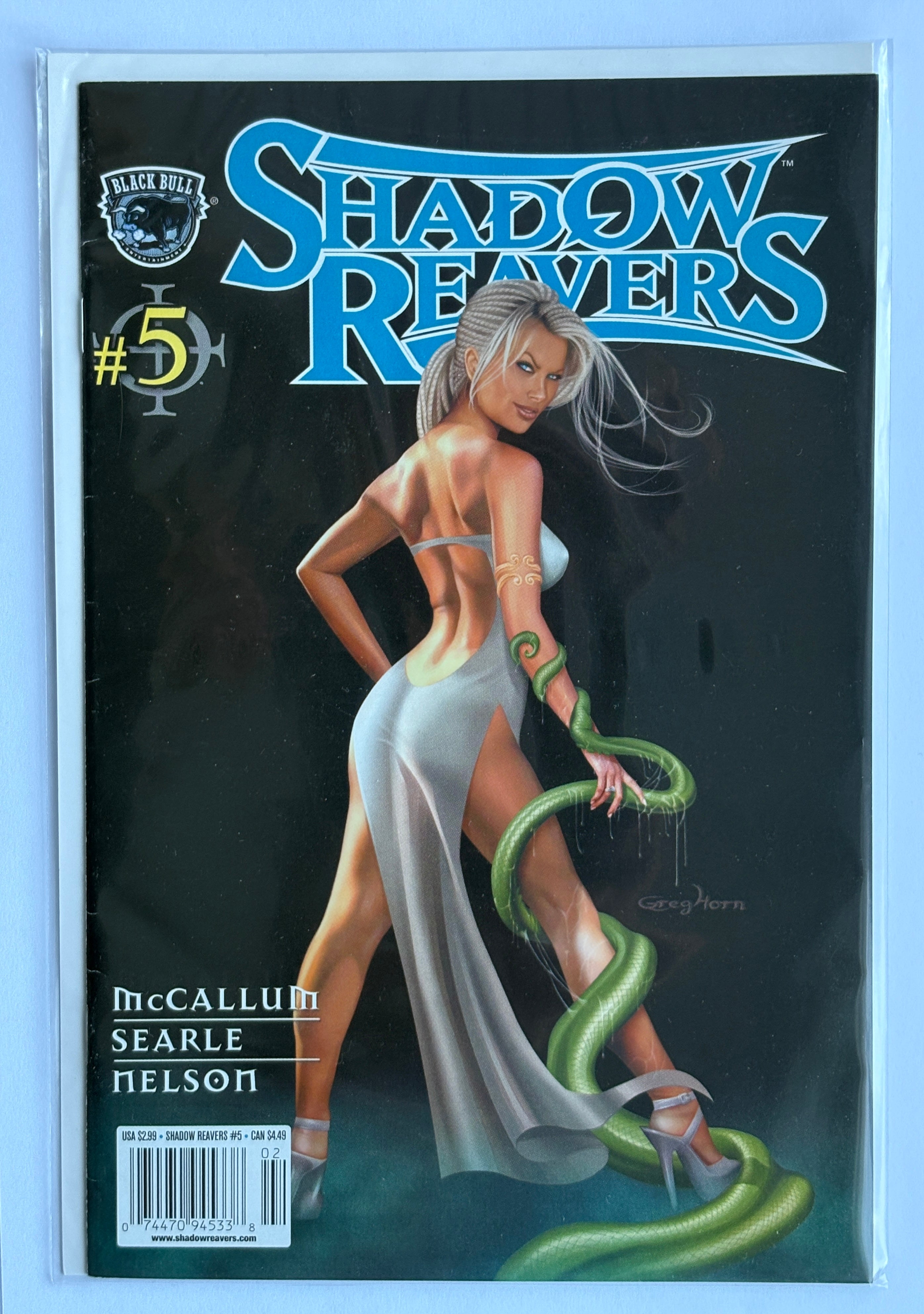 Shadow Reavers #5 - Black Bull March 2002 F/VF 7.0