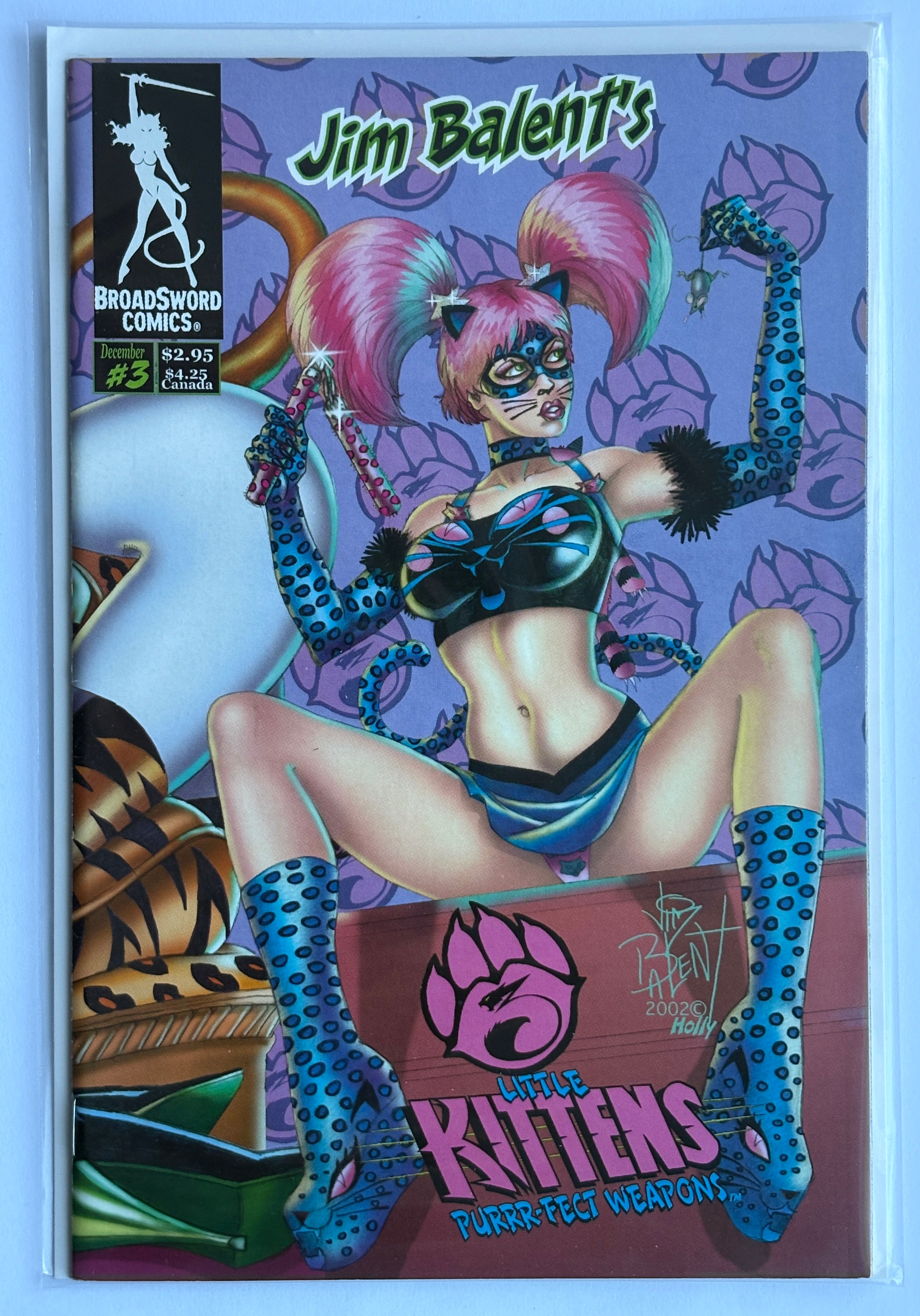 3 Little Kittens: Purrr-fect Weapons #3 - 1st Print December 2002 VF- 7.5