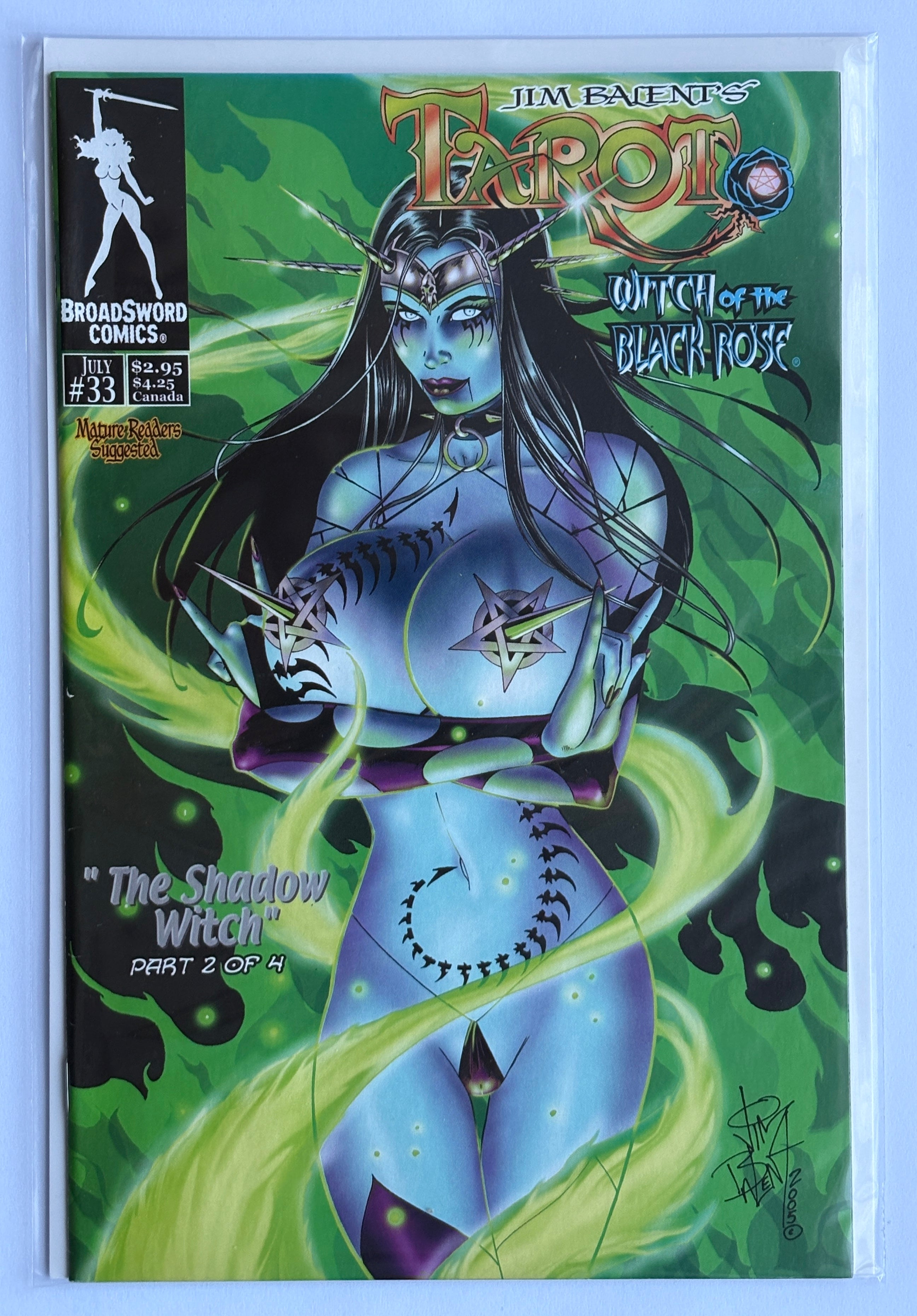 Tarot Witch of the Black Rose #33 - 1st Print BroadSword July 2005 VF+ 8.5