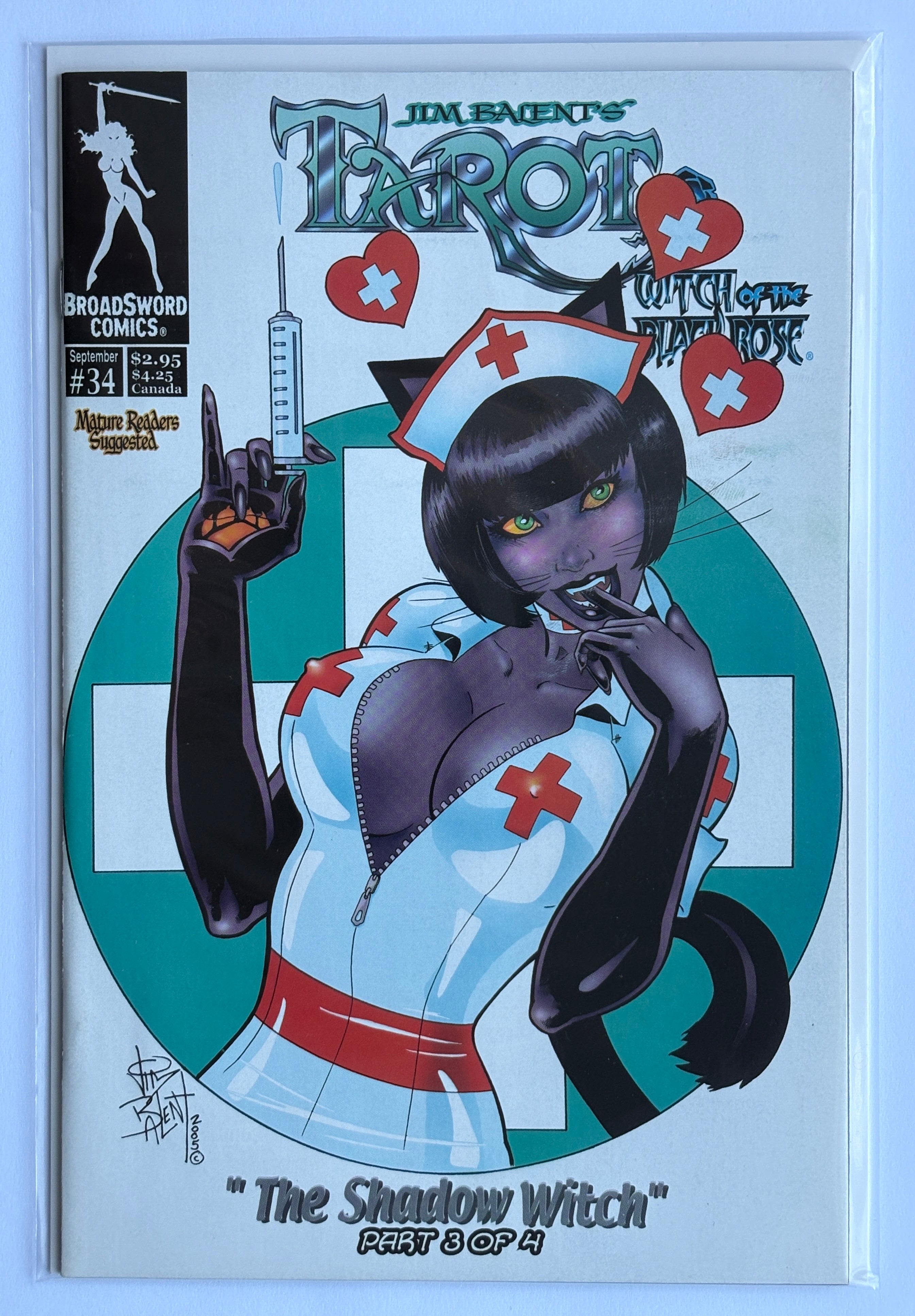 Tarot Witch of the Black Rose #34 - 1st Print BroadSword September 2005 VF 8.0