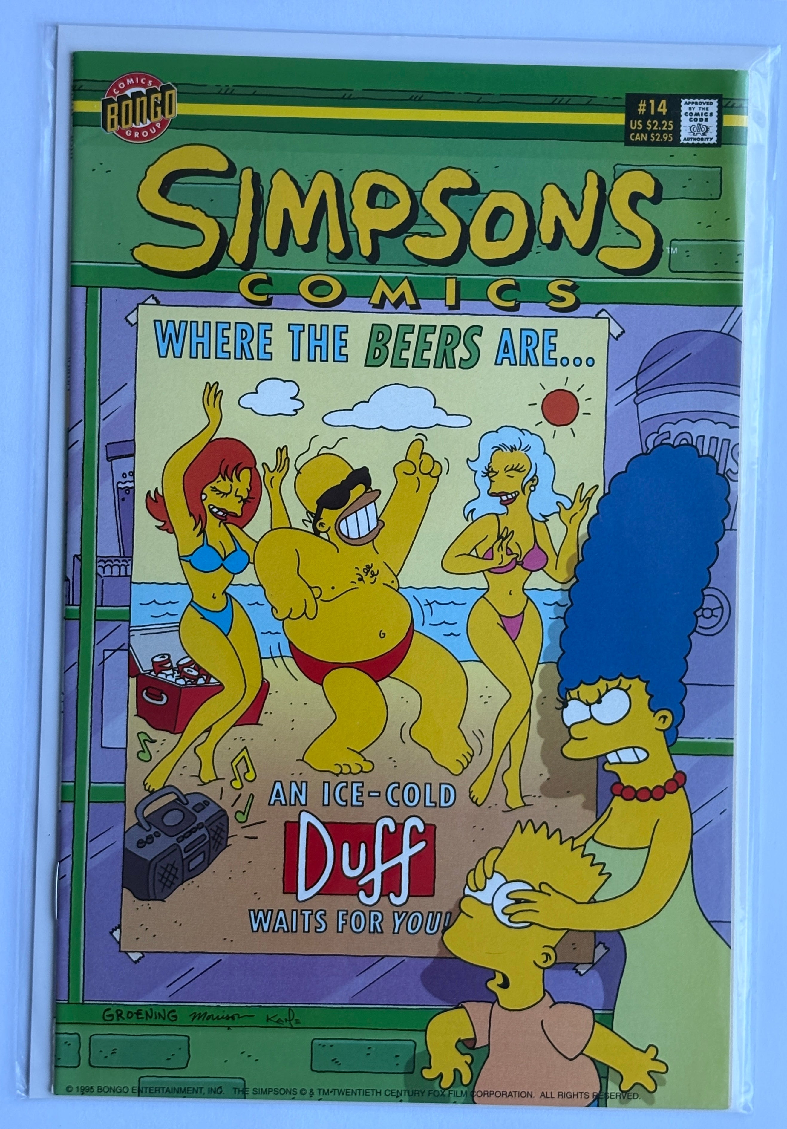 Simpsons Comics #14 - Bongo Comics 1995 VF 8.0