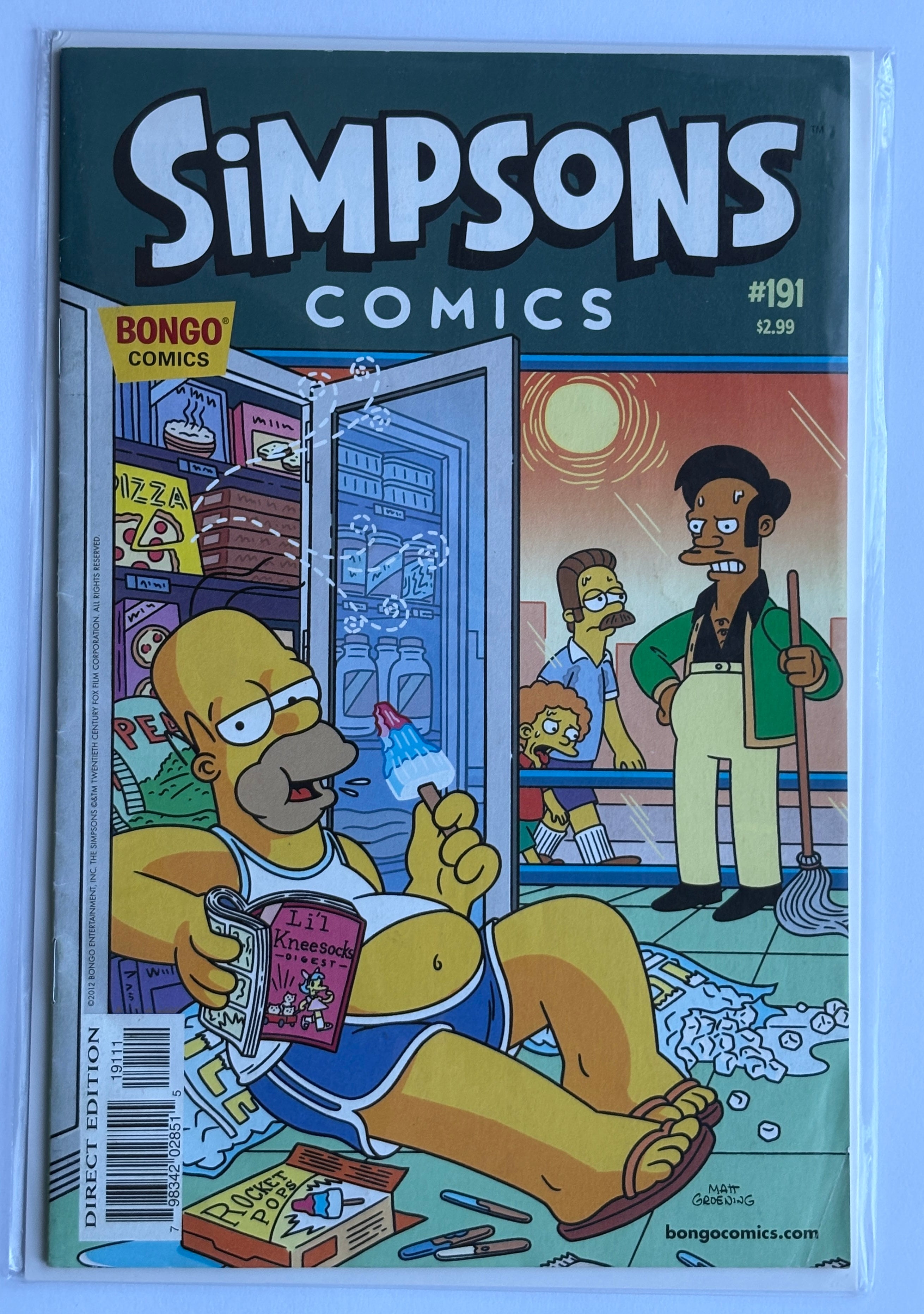 Simpsons Comics #191 - 1st Printing Bongo Comics 2012 F/VF 7.0