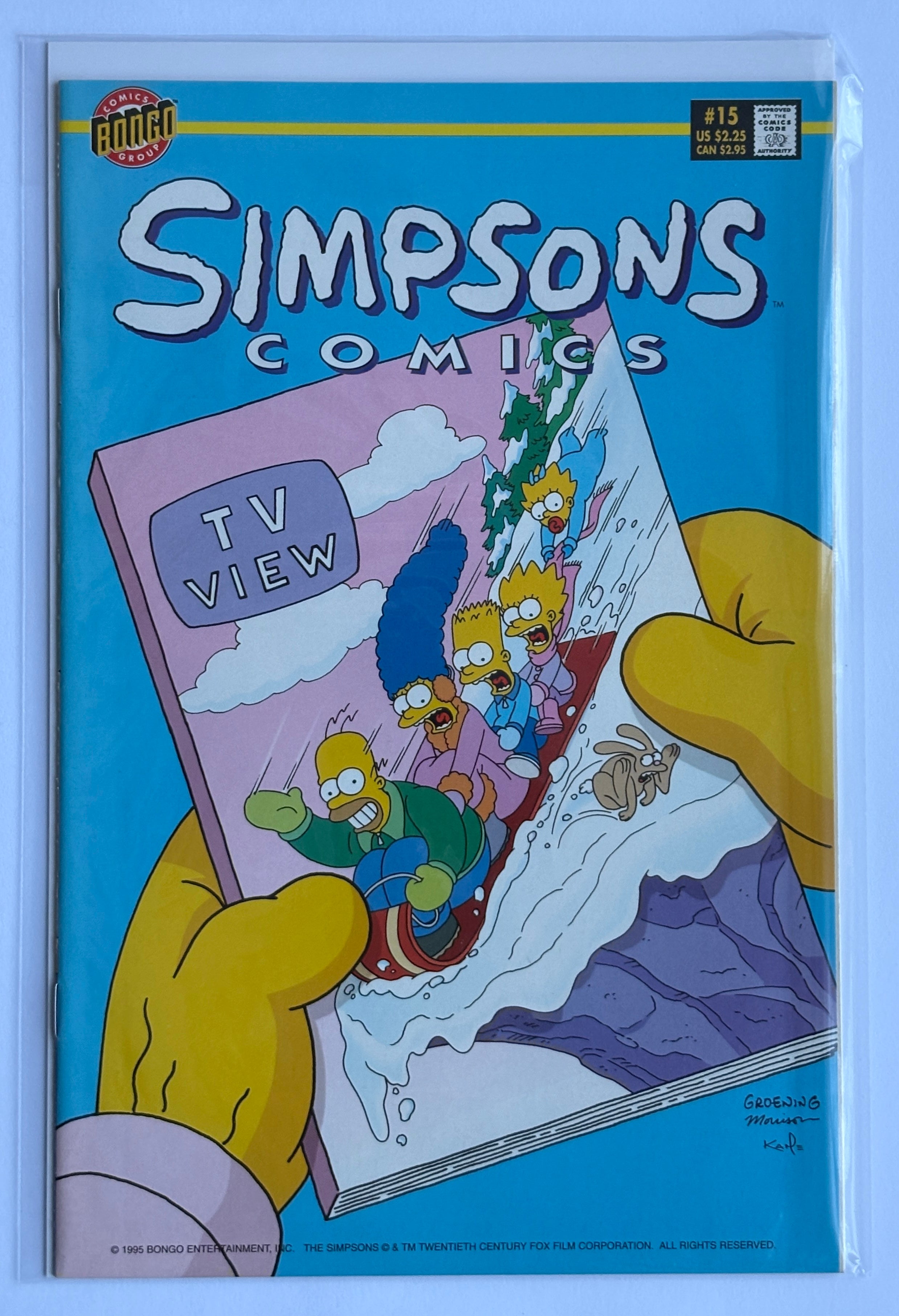 Simpsons Comics #15 - Bongo Comics 1999 NM 9.4