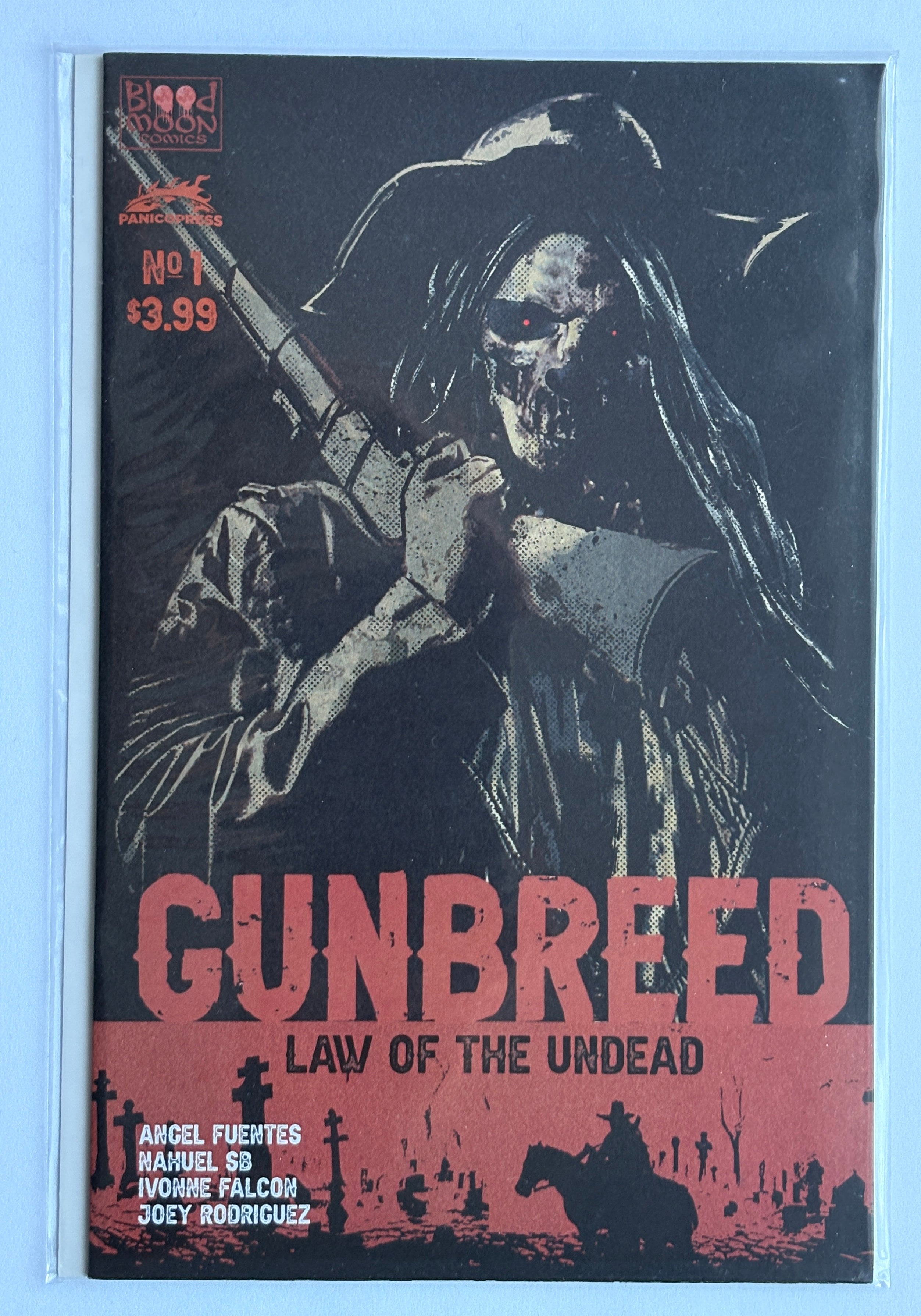 Gunbreed #1 Law of the Undead - Cover B Blood Moon Comics July 2023 VF+ 8.5