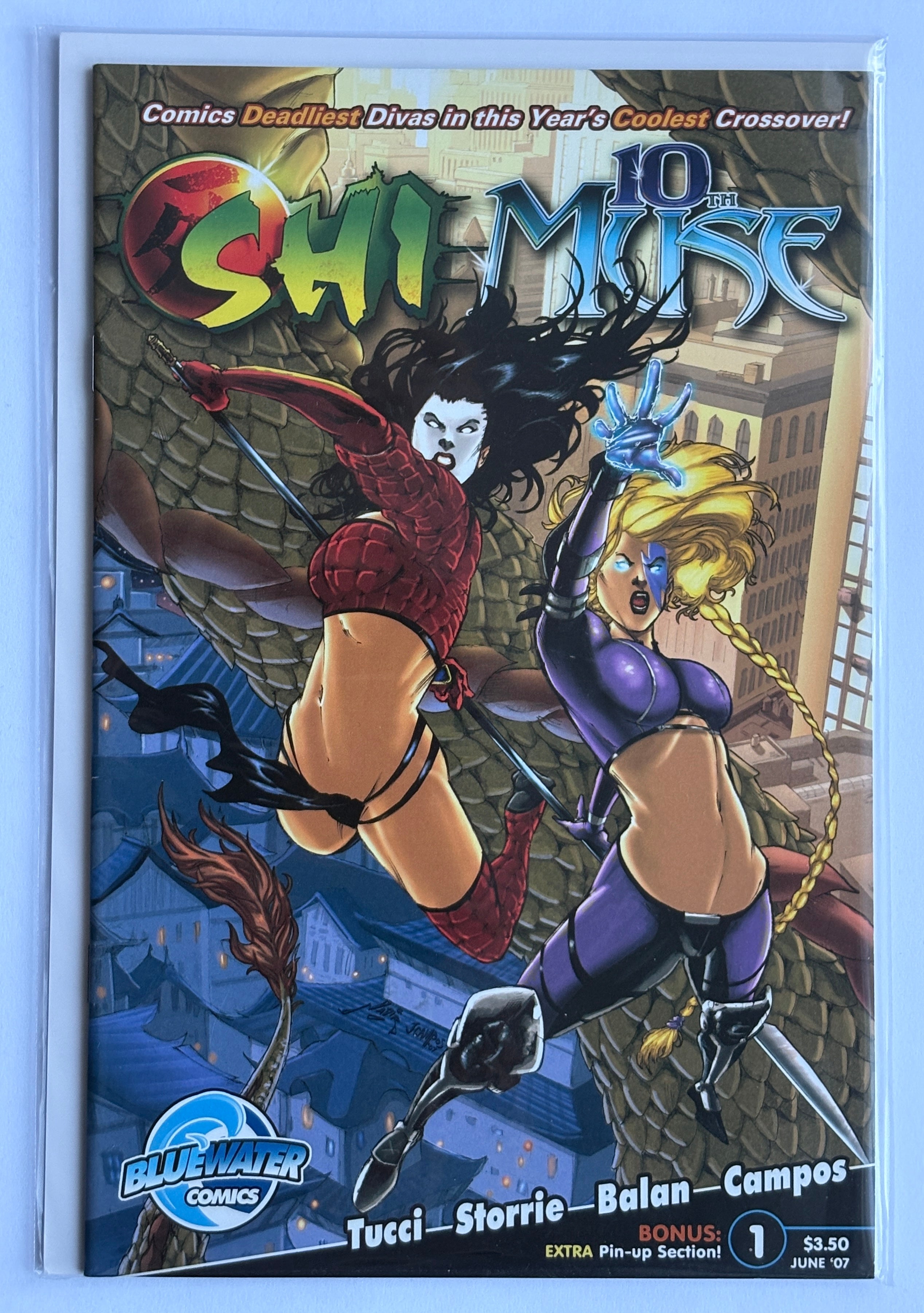 Shi / 10th Muse #1 - 1st Printing Bluewater Comics June 2007 F/VF 7.0