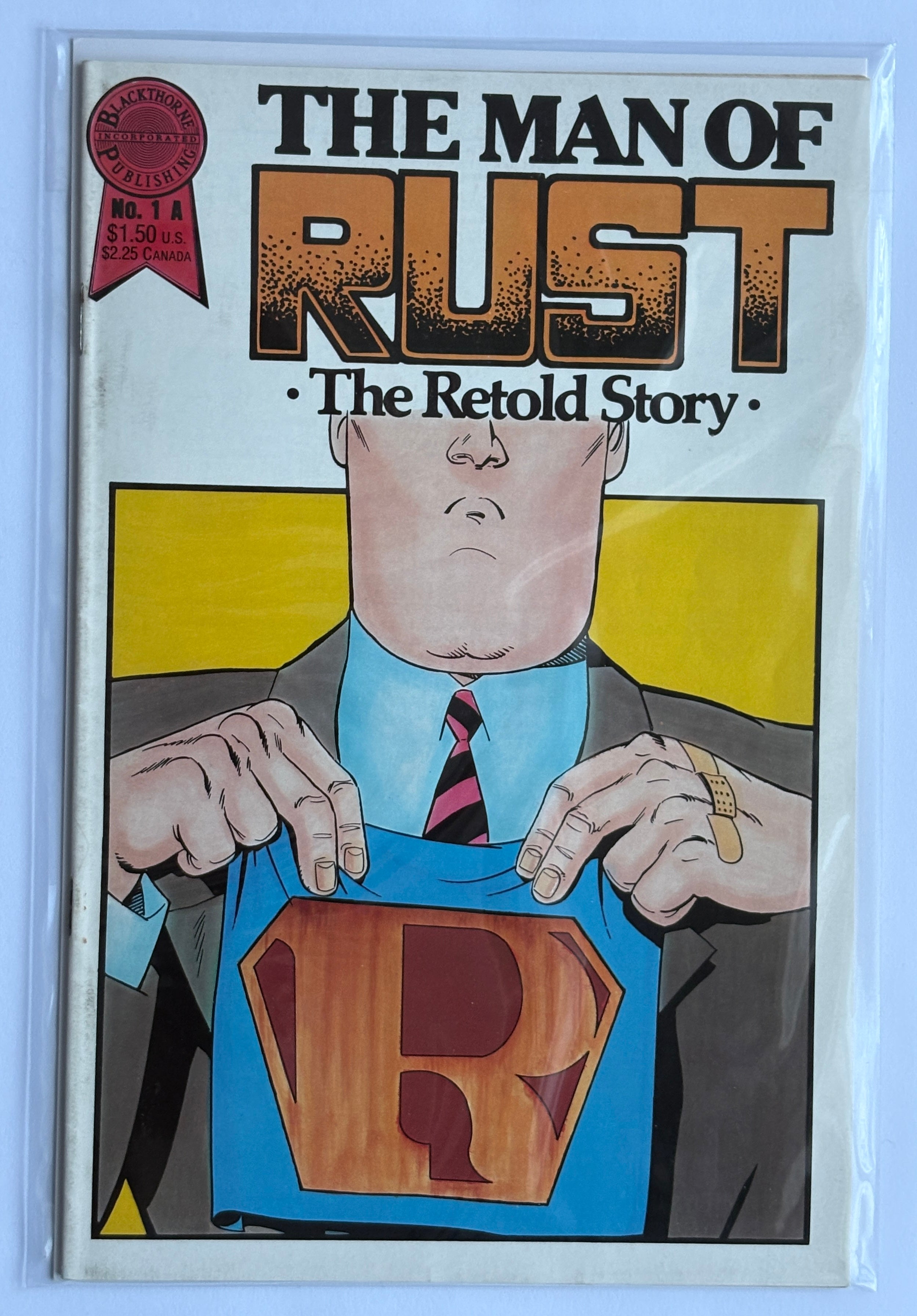 The Man of Rust #1 A - Blackthorne Publishing November 1986 FN+ 6.5