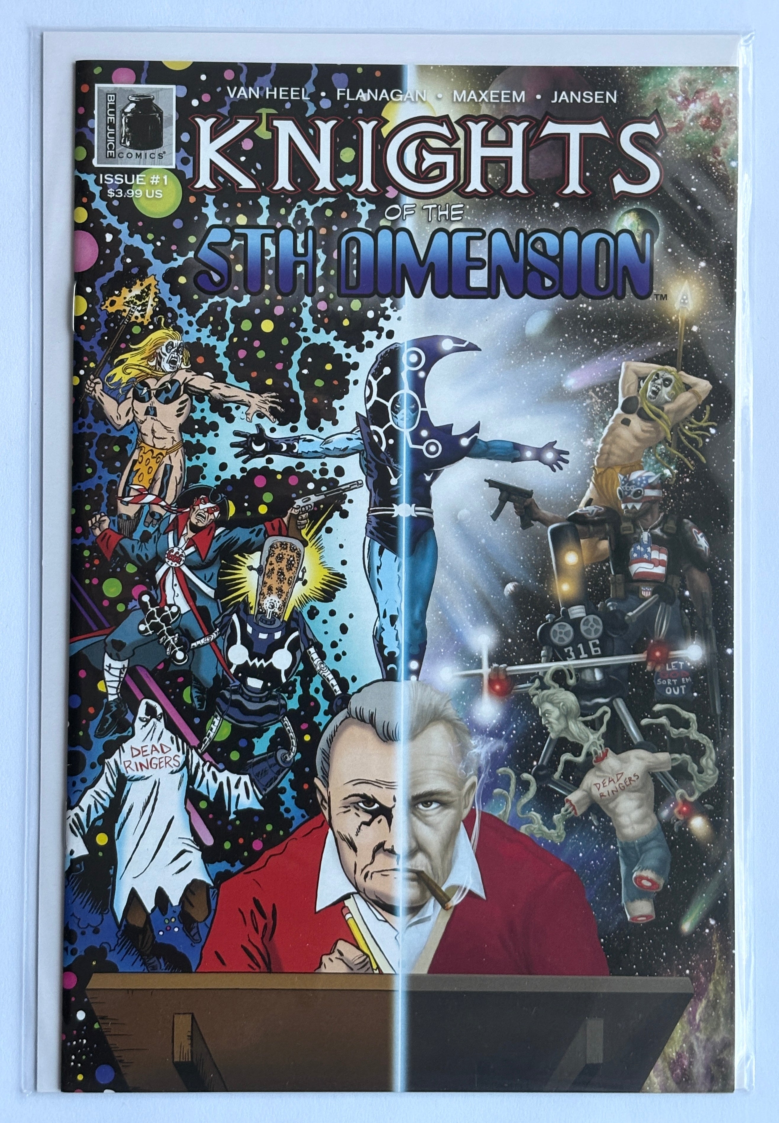 Knights of the 5th Dimension #1 - 1st Print Blue Juice Comics July 2022 NM- 9.2