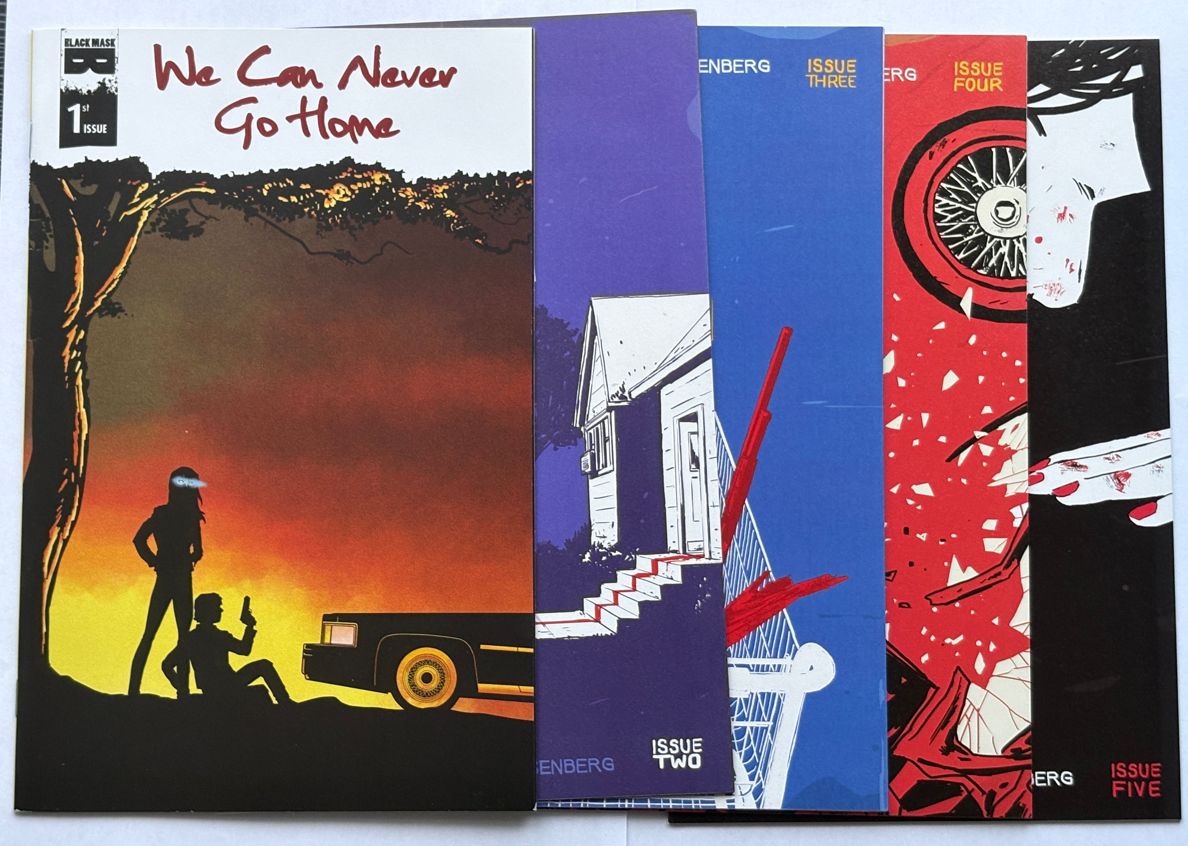 We Can Never Go Home #1 to 5 Complete Set (5 Comics) Black Mask VF 8.0