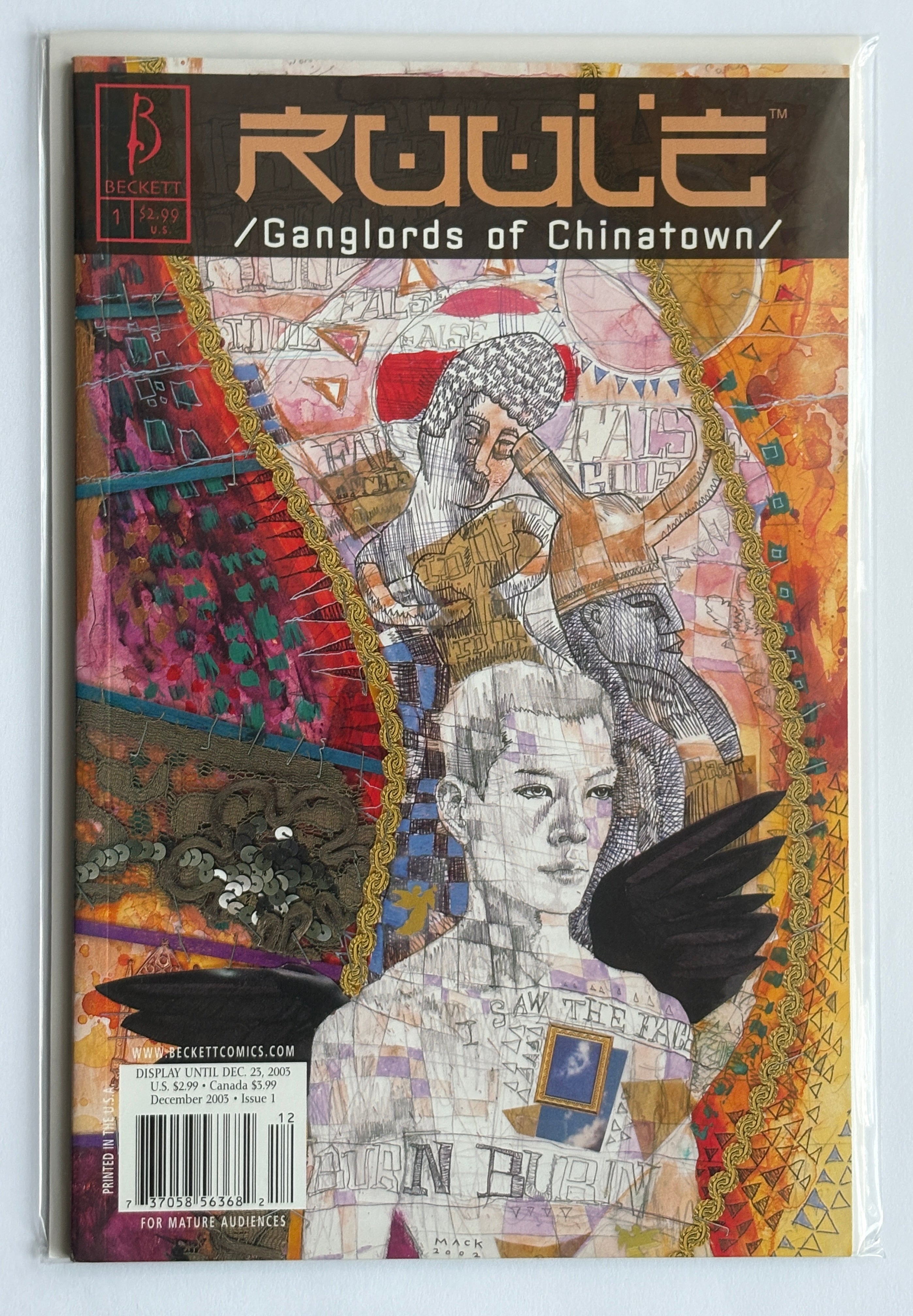 Ruule Ganglords of Chinatown #1 - Beckett Comics 2003 VF+ 8.5