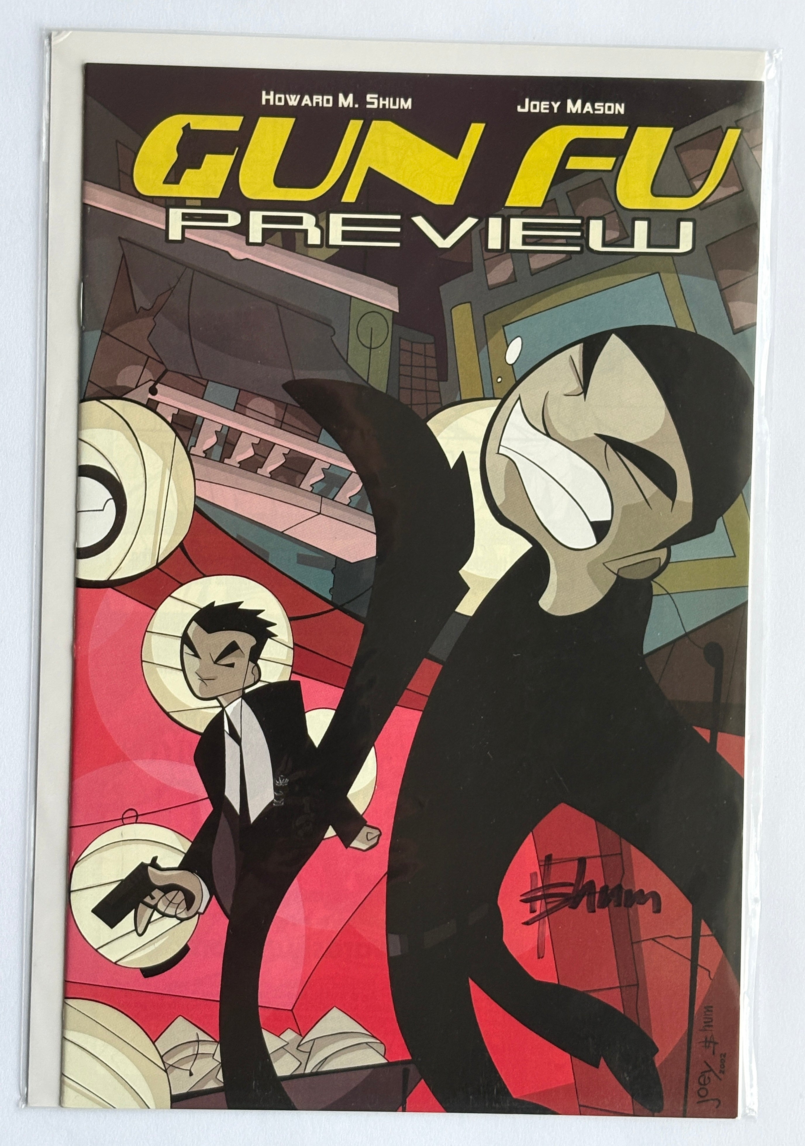 Gun Fu Preview - 1st Printing Signed by Howard M. Shum - Axiom 2002 VF/NM 9.0