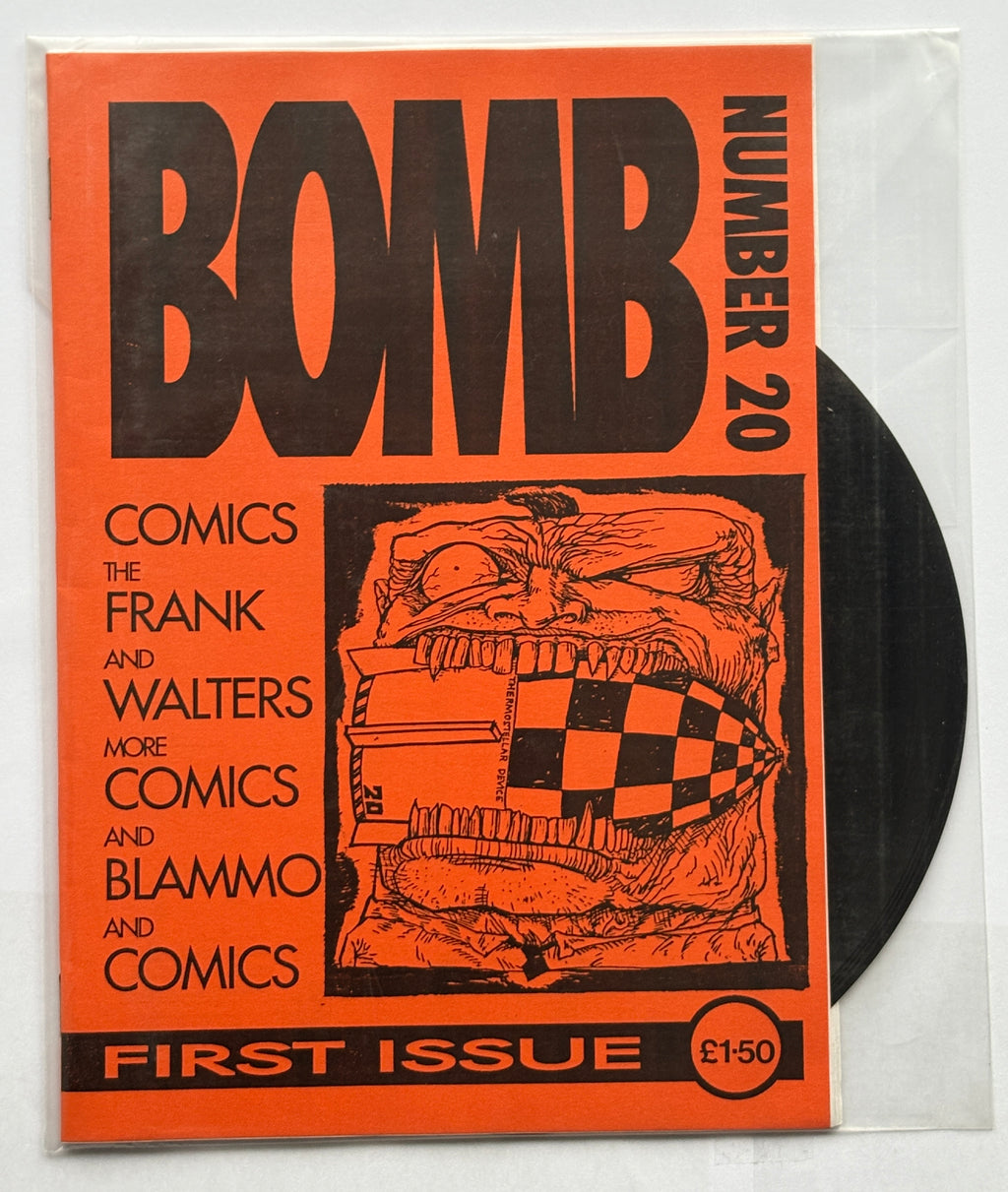 Bomb Number 20 First Issue Complete with Frank and Walters Flexi Disc NM- 9.2