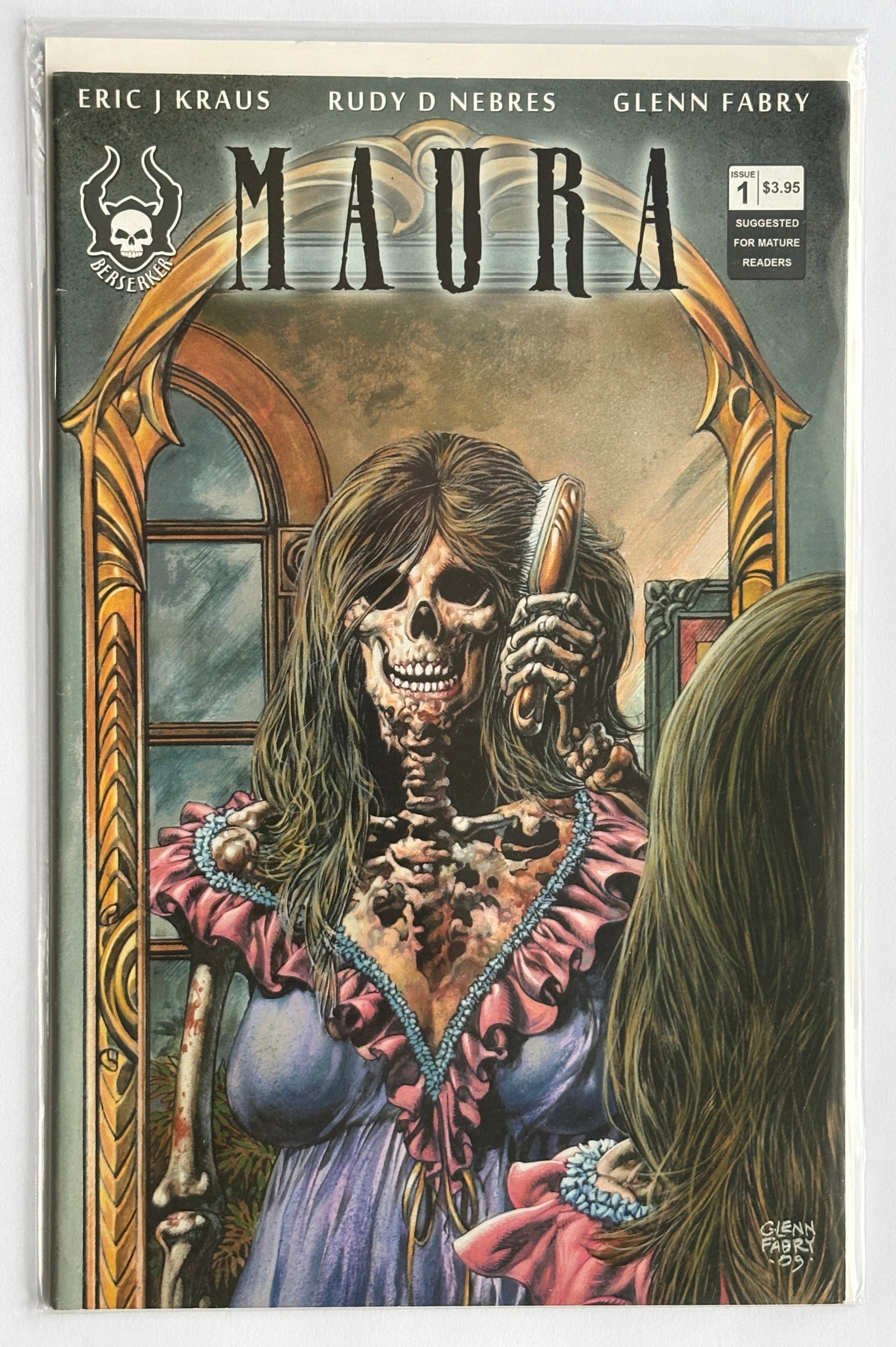 Maura #1 - 1st Printing - Glenn Fabry - Berserker Comics - January 2009 VF 8.0